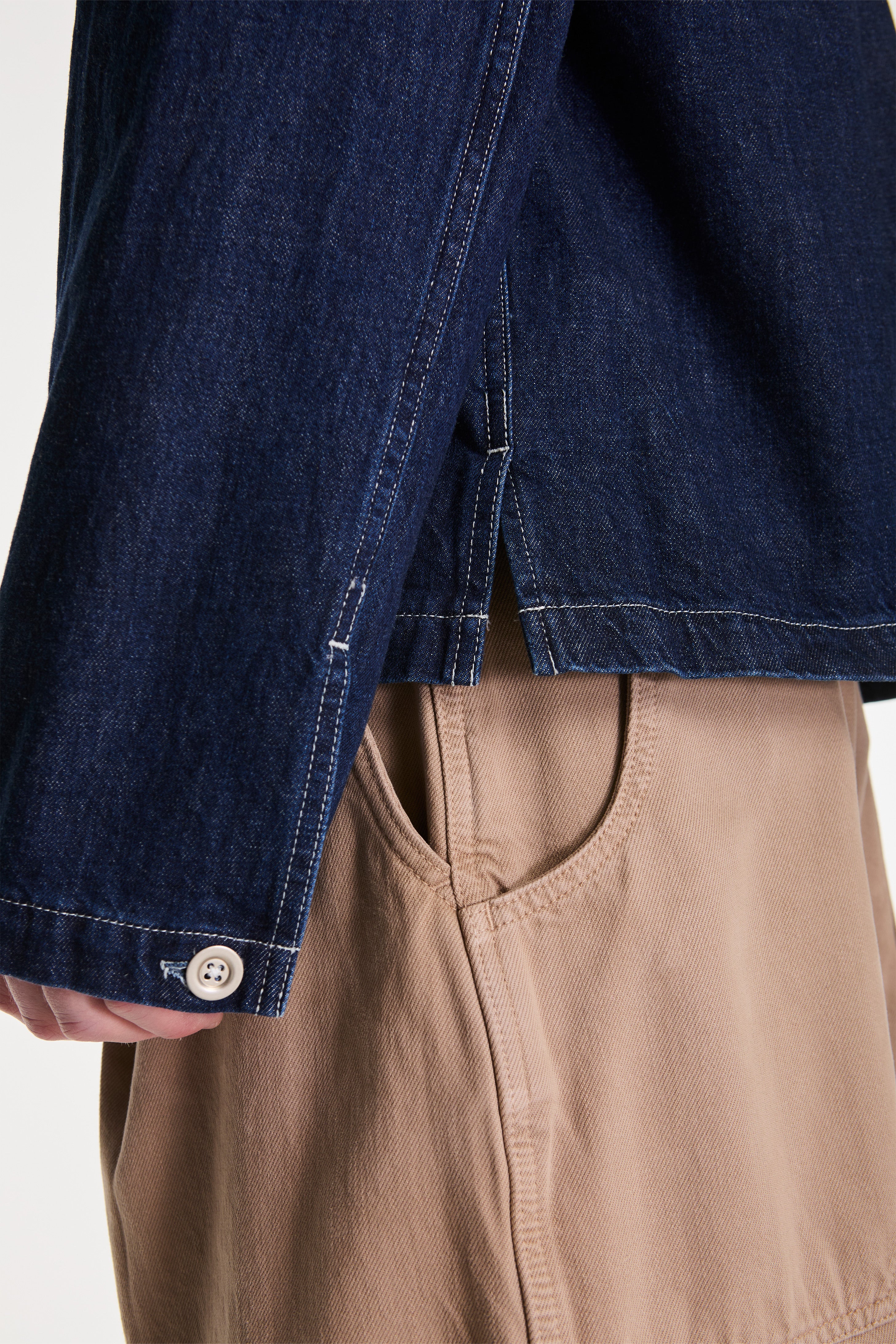 York Shirt Japanese Denim Indigo Wash