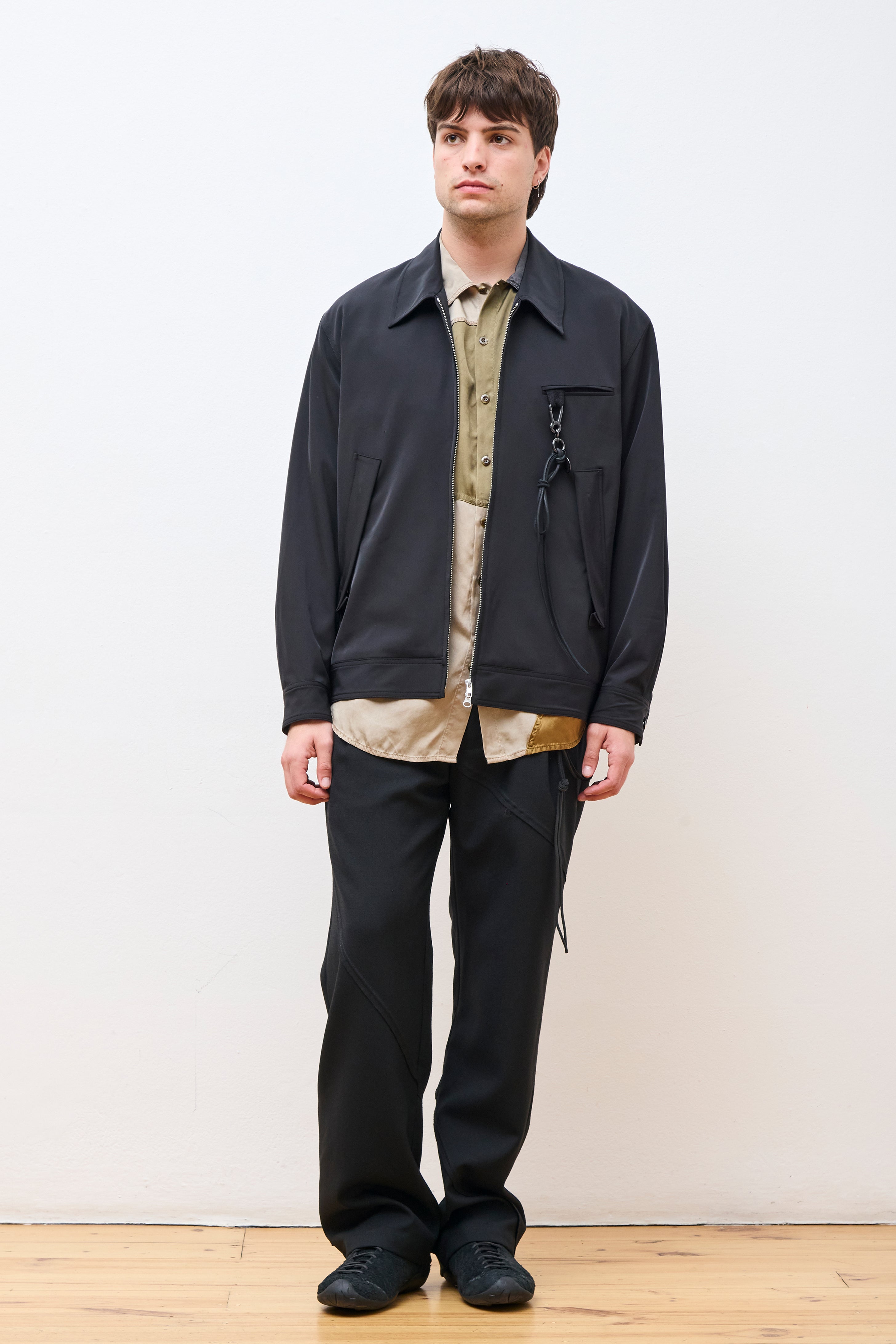 Coach Jacket Poly Tech Black