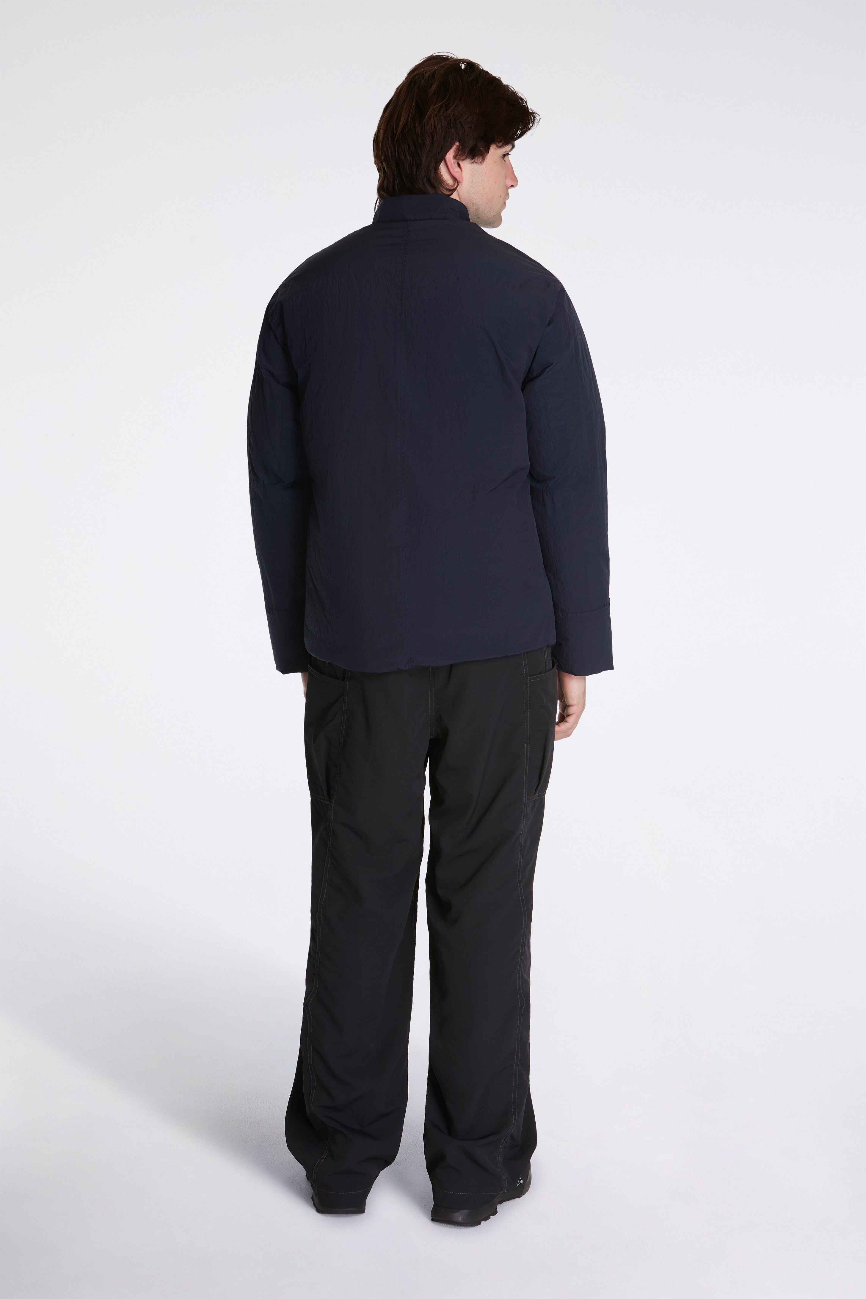 Garment Dyed Down Jacket Navy