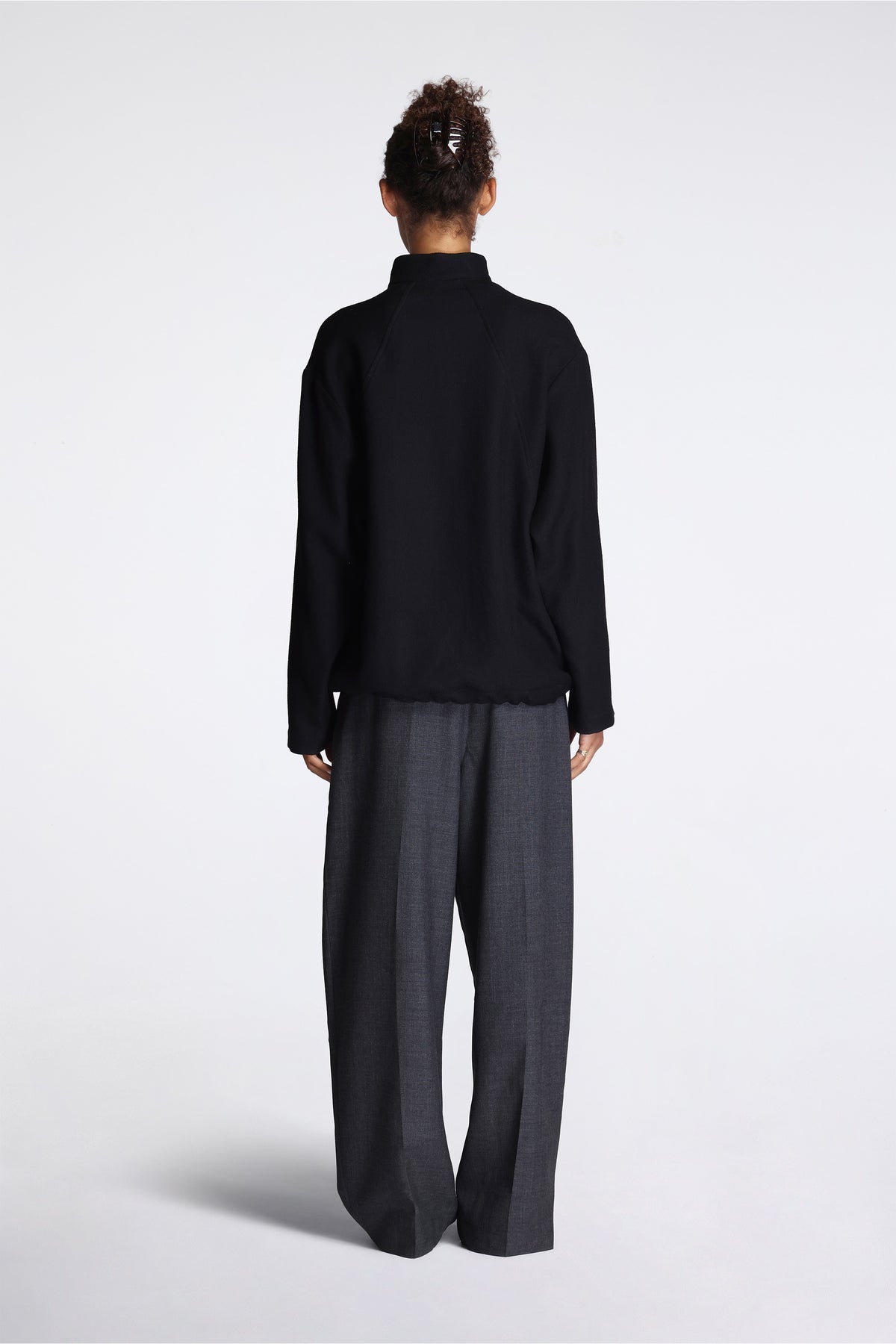 Work Smock Wool Serge Black