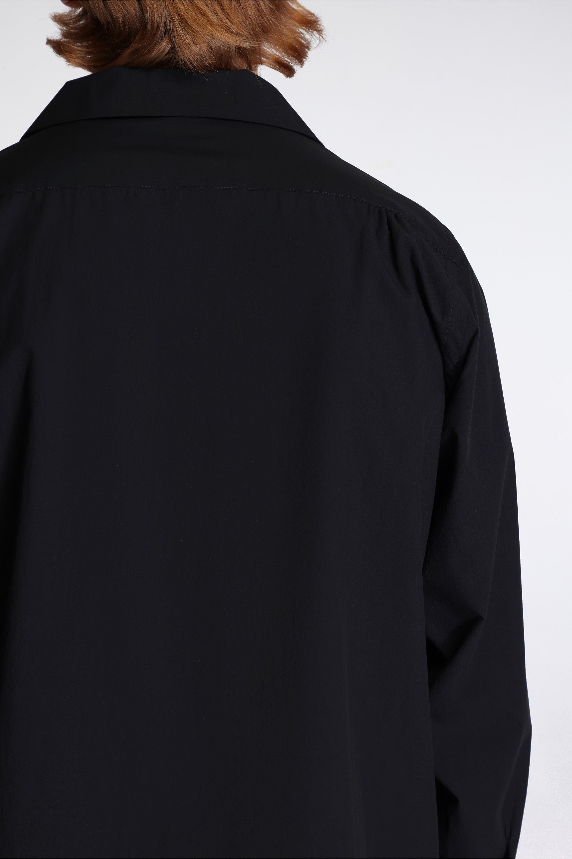 Lot.101 Open Collar Shirt Black