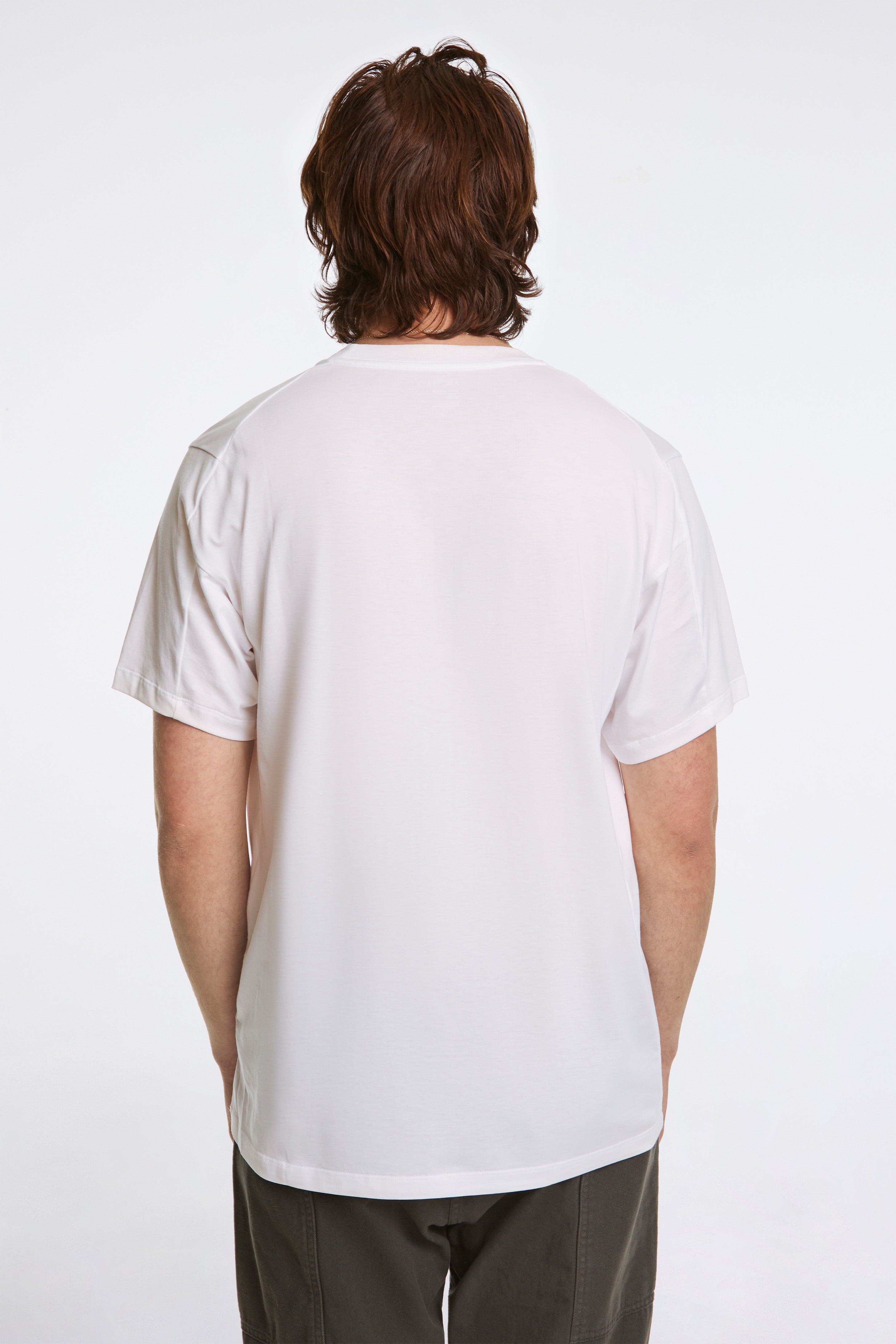 Kragg Sl Cotton Ss M White Light