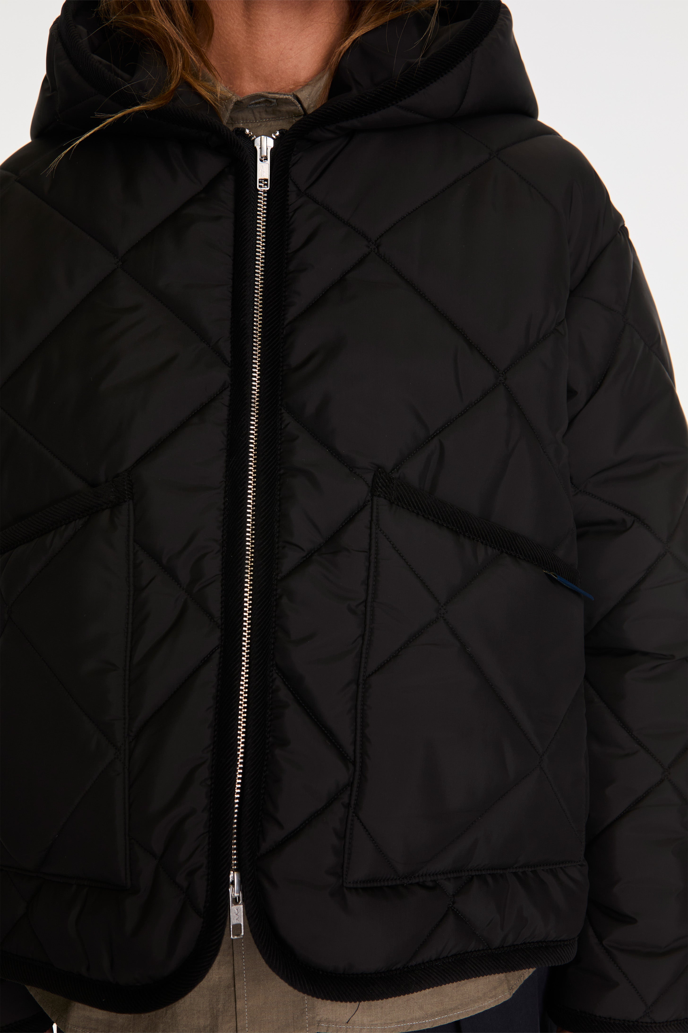 Big Quilt Zipped Craydon Womens Sable/Black