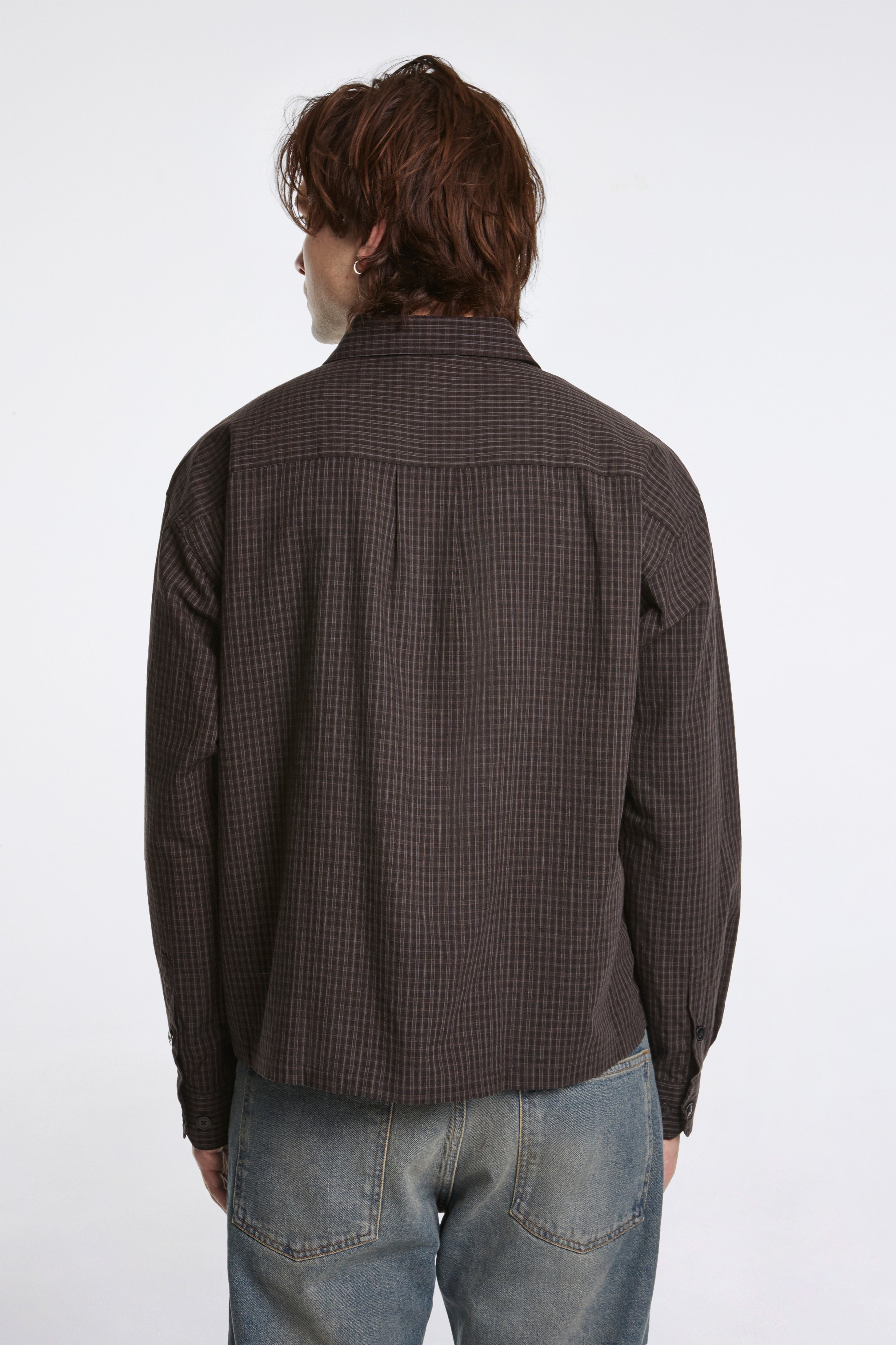 Priority Shirt Dark Linen Check