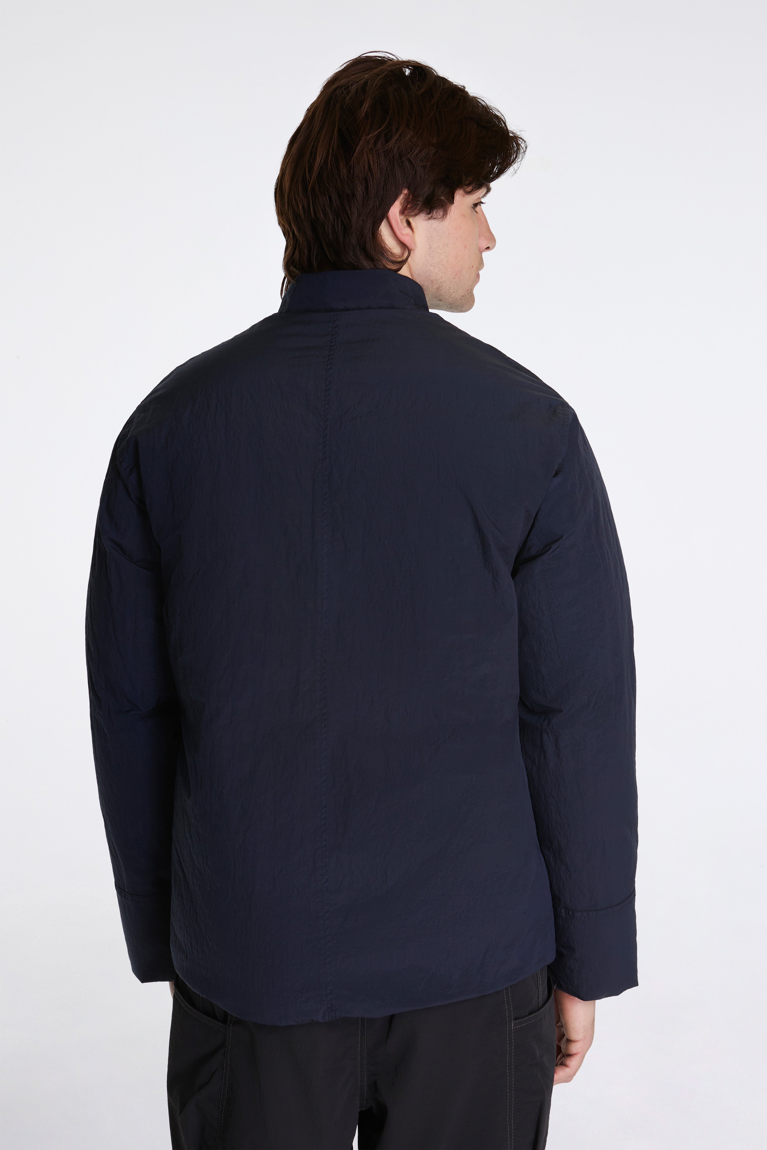 Garment Dyed Down Jacket Navy