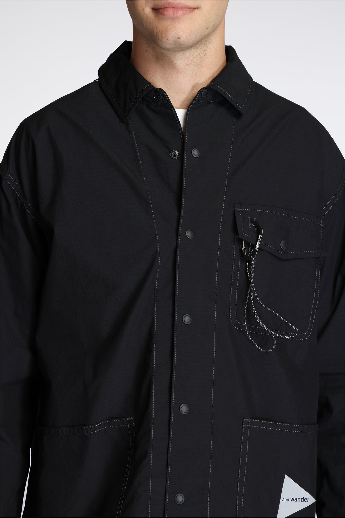Cordura Rip Shirt Jacket Black