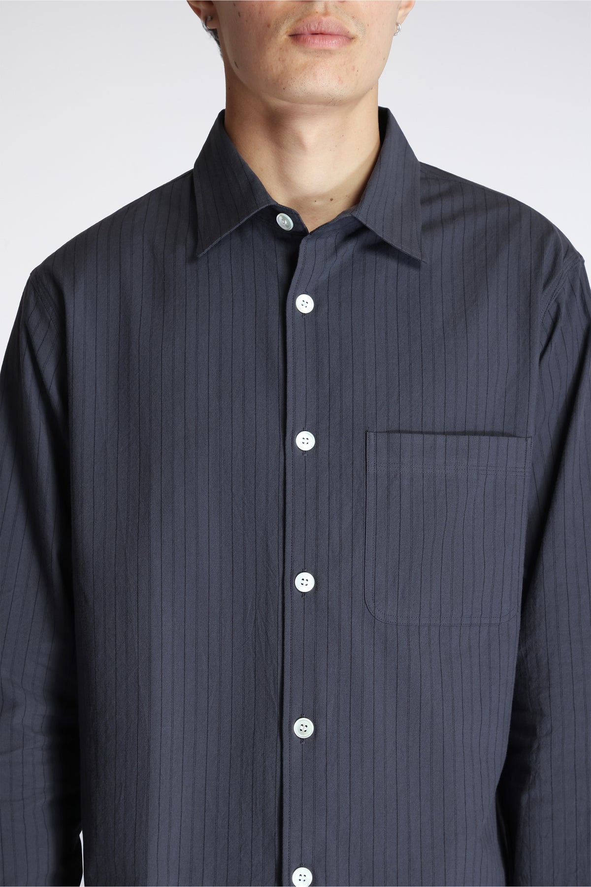 Another Shirt 4.0 JPN Small Dark Grey Stripe