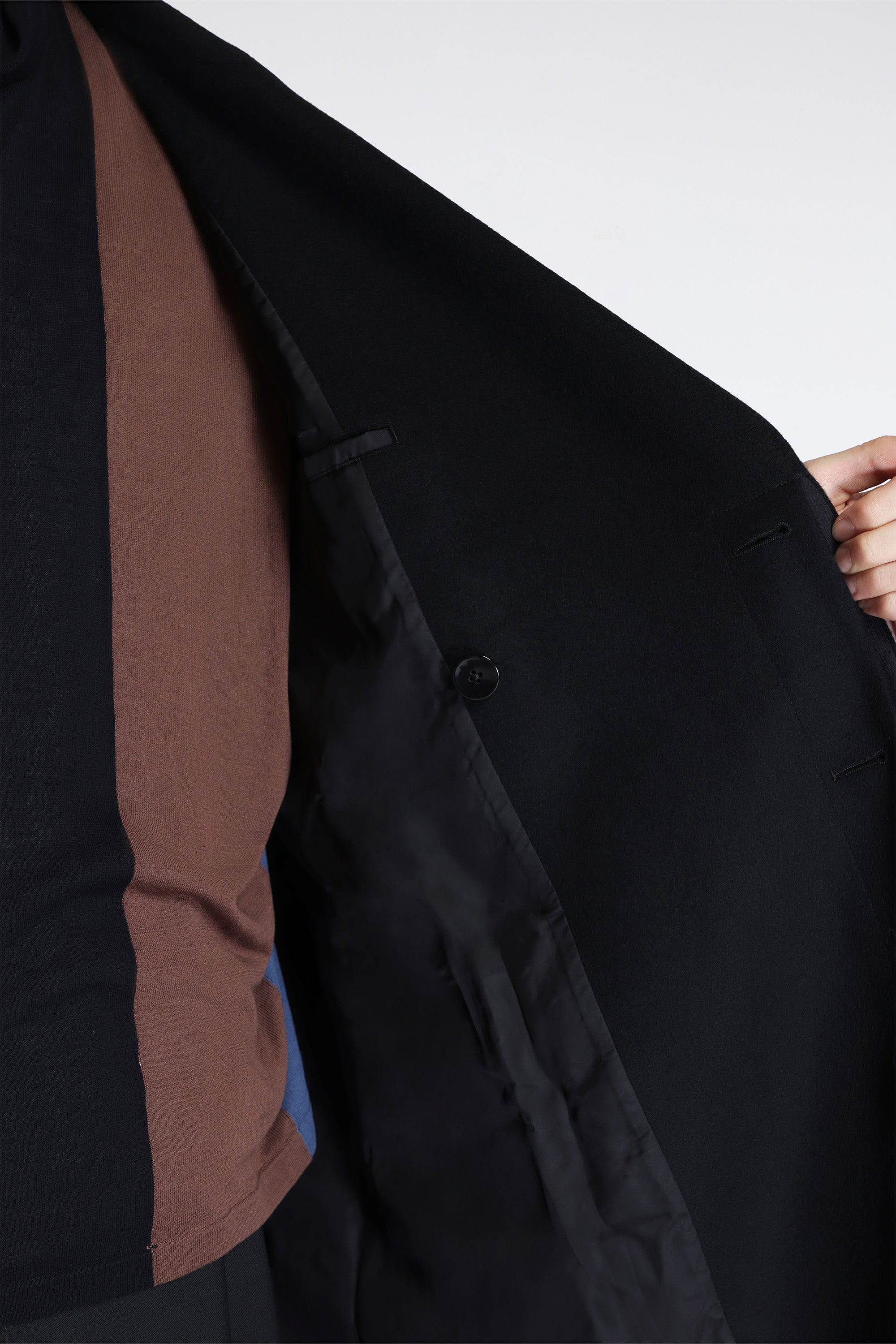 Epelde Overcoat Deep Black