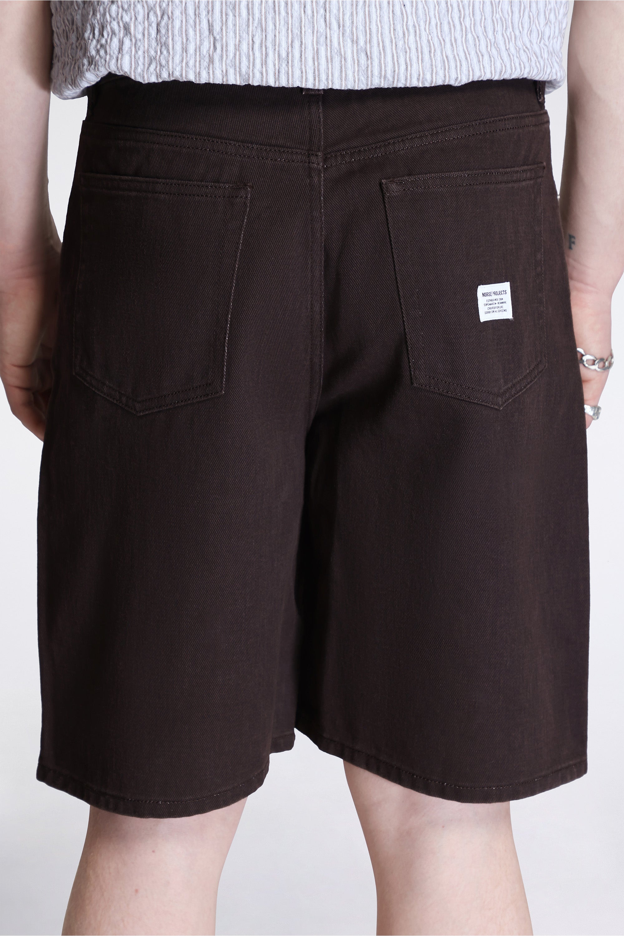 Korshavn Relaxed 5 Pocket Resist Dyed Twill Short Shale