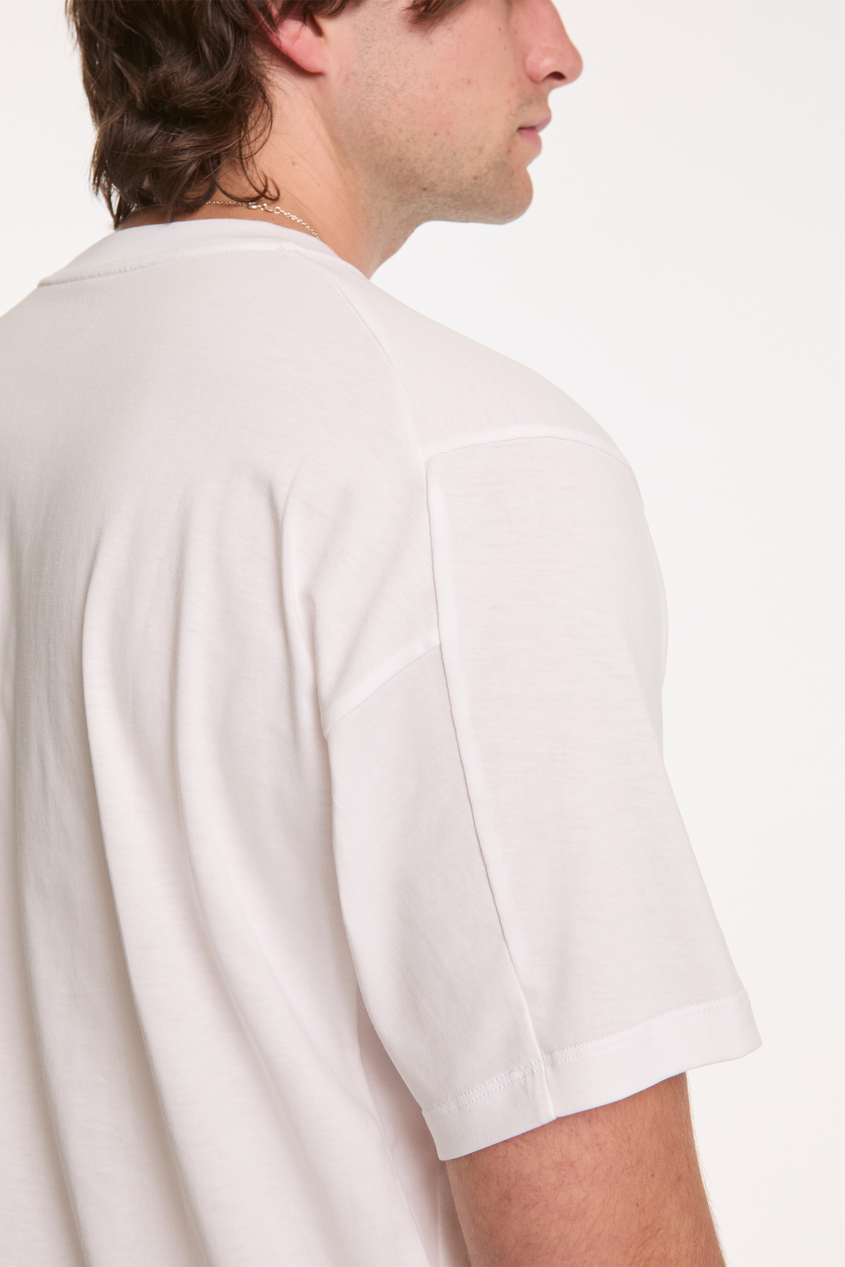 Kragg Sl Cotton Ss M White Light