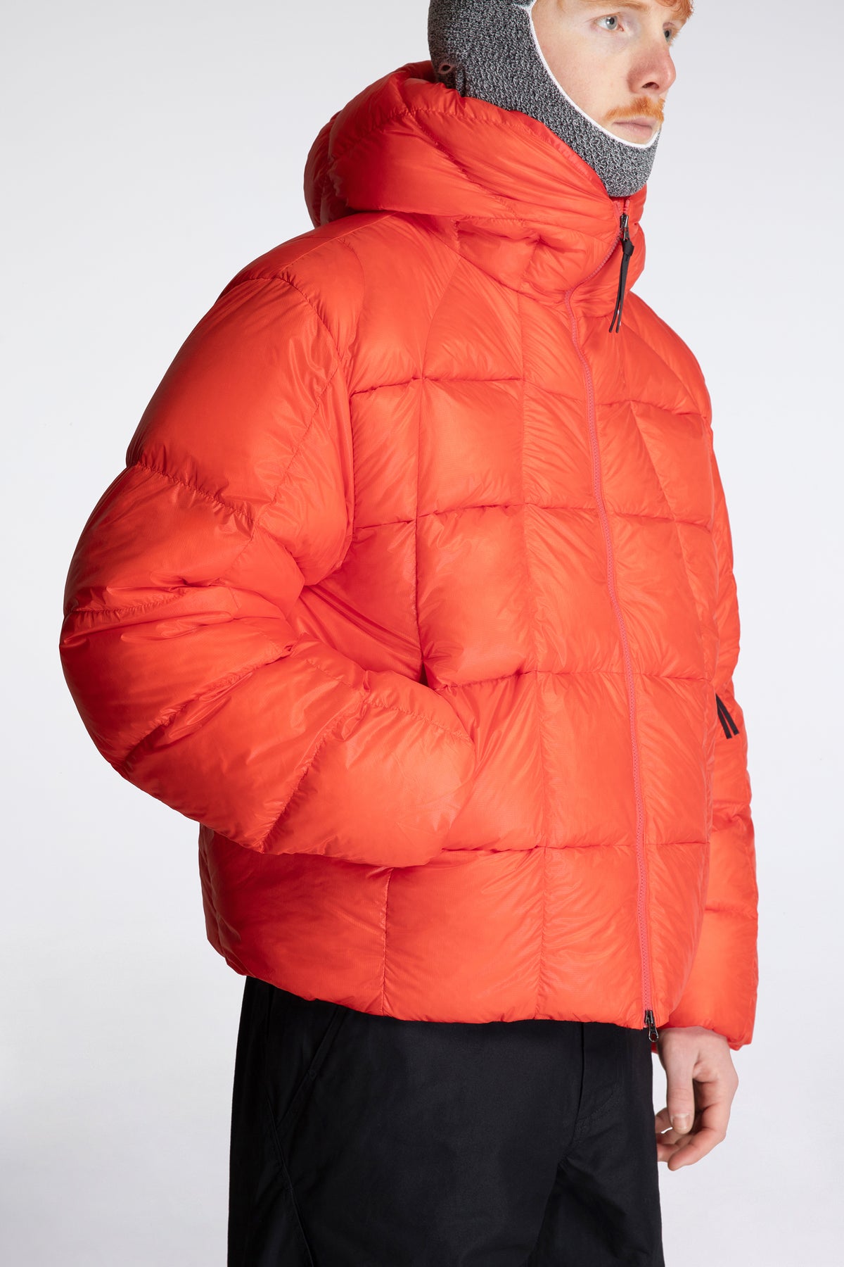 Three-Dimensional Down Parka Scarlet