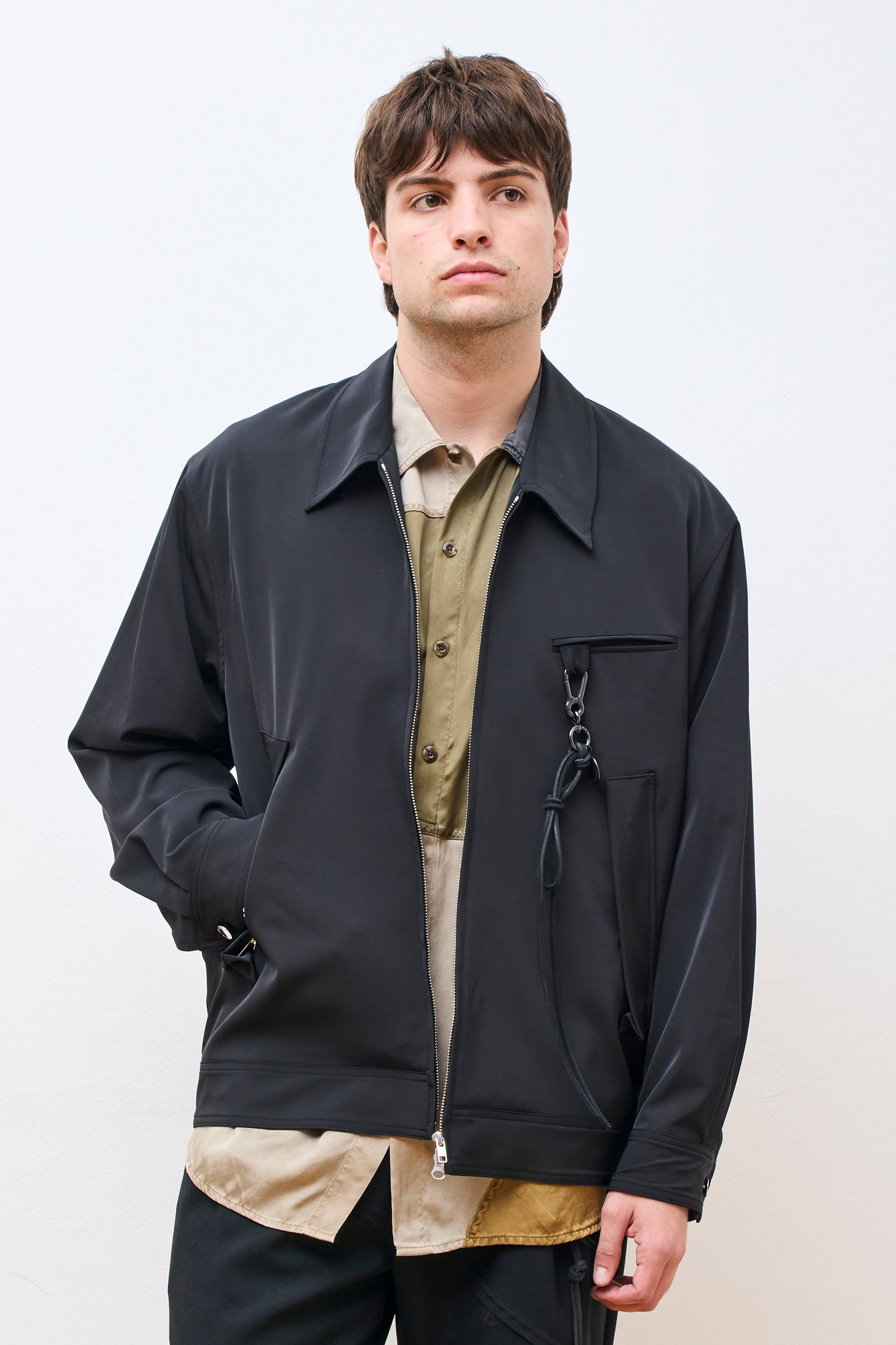 Coach Jacket Poly Tech Black