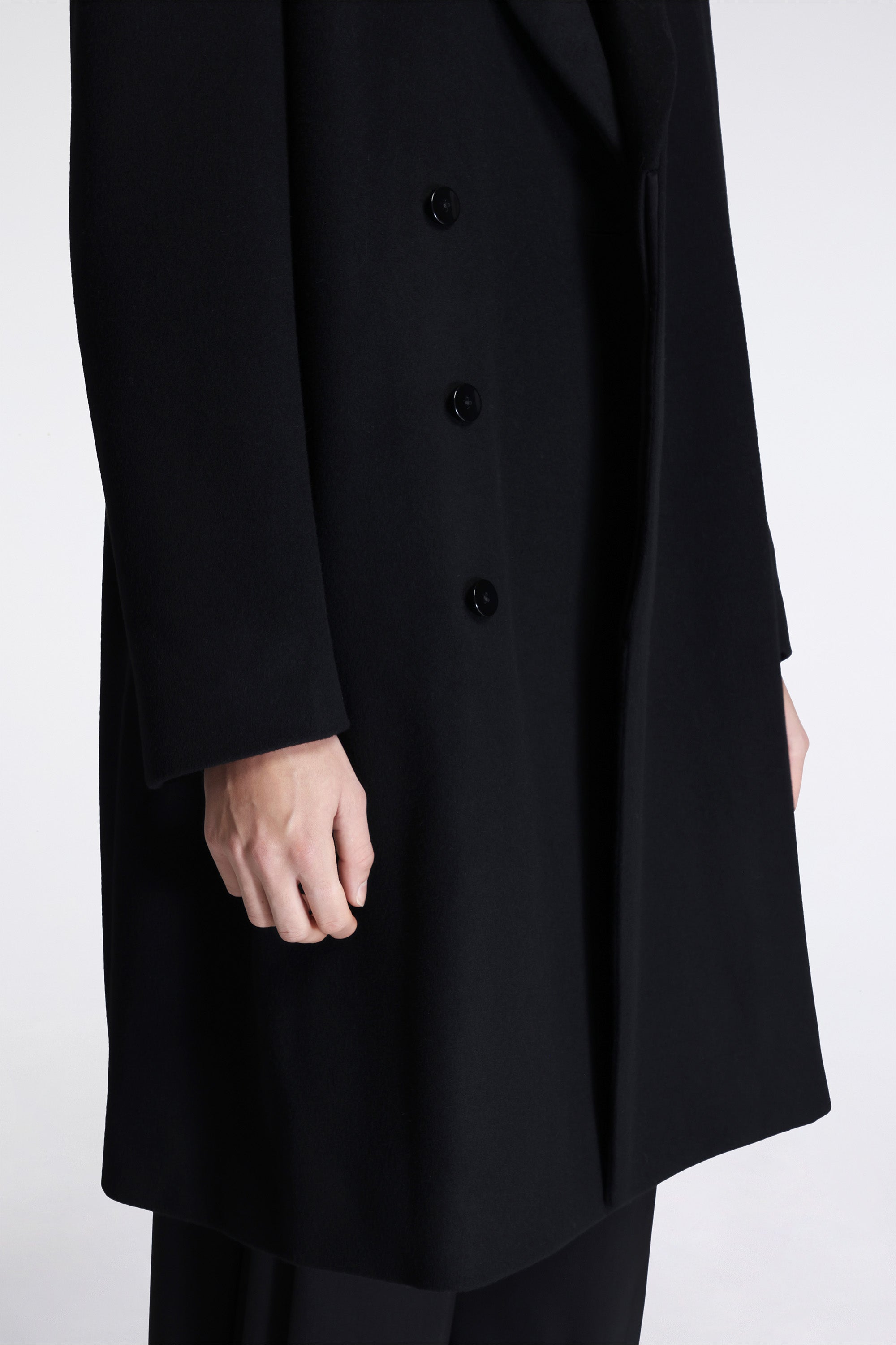 Epelde Overcoat Deep Black