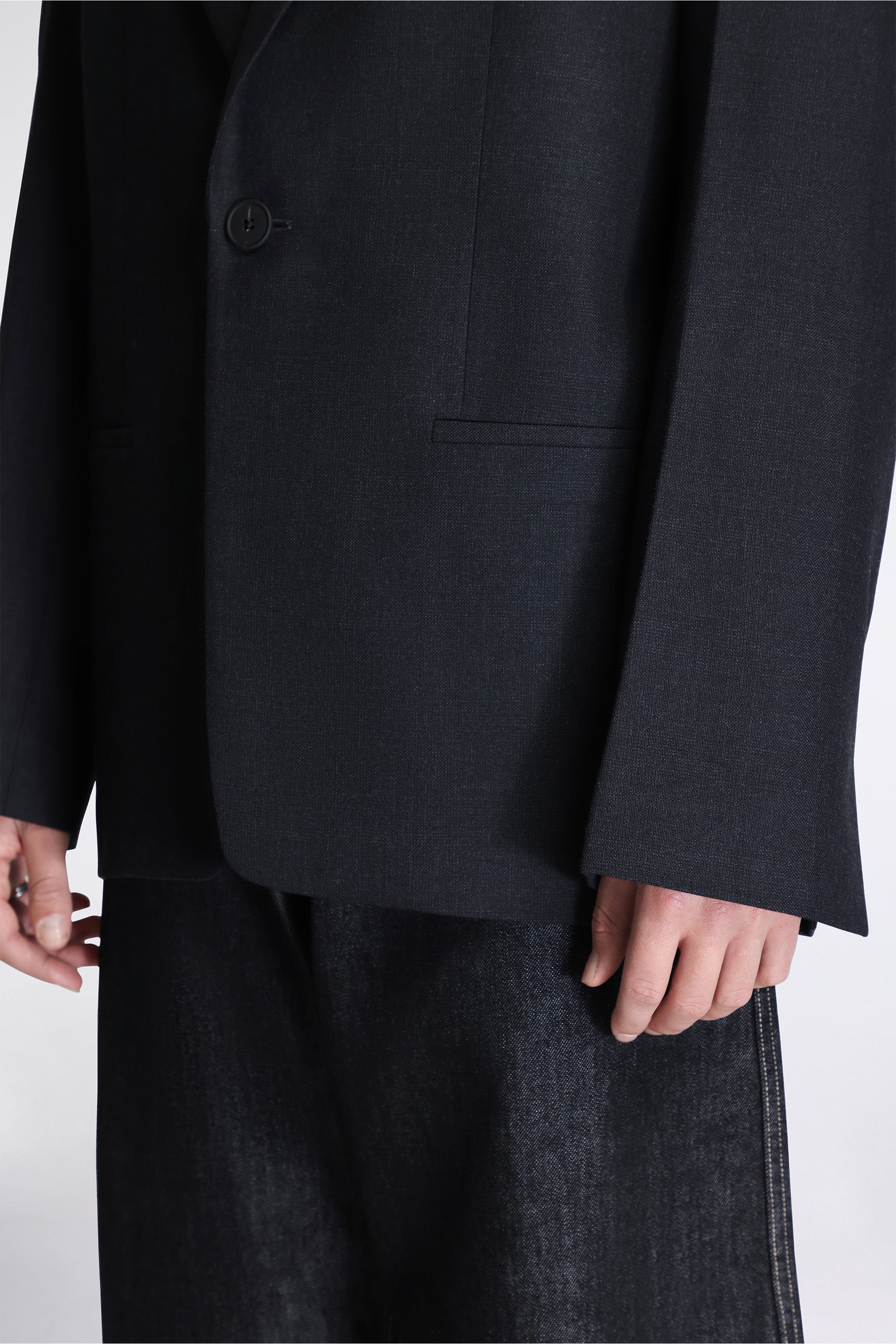 Fenn Single Breasted Blazer Flint