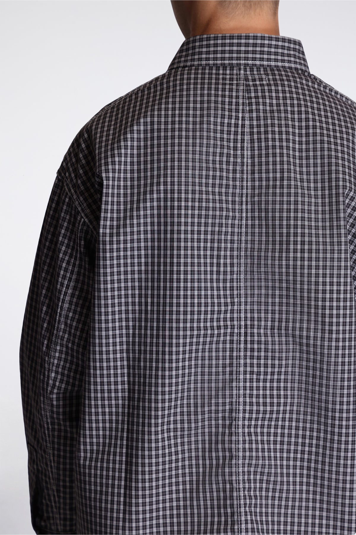 Check Utility Shirt Black/White/Charcoal