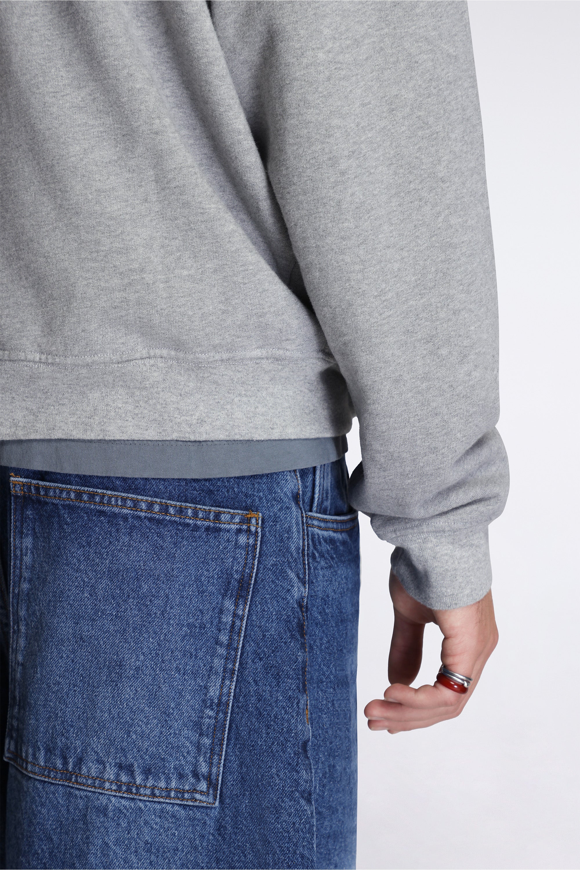 California Cotton Hoodie Staff Hoodie Heather Gray