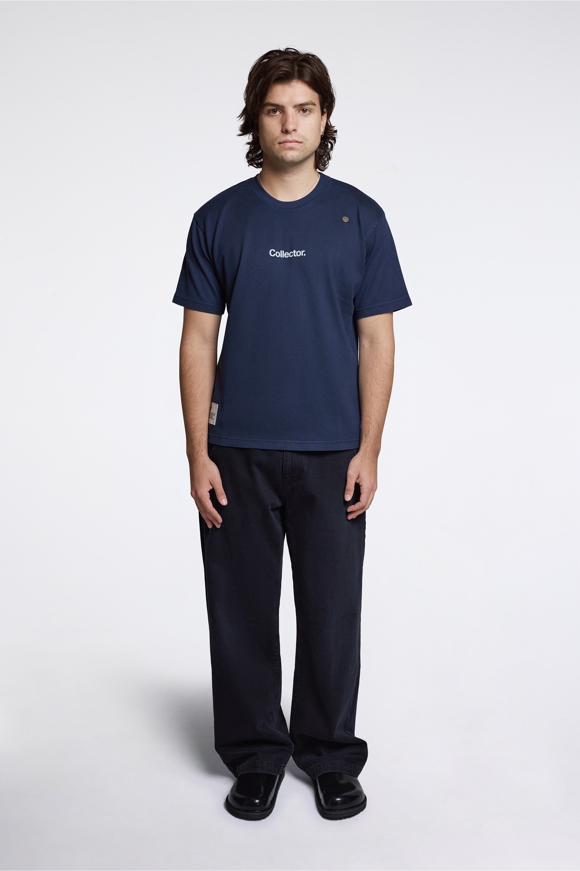 ''The Collector'' Classic T-Shirt Overdyed Navy