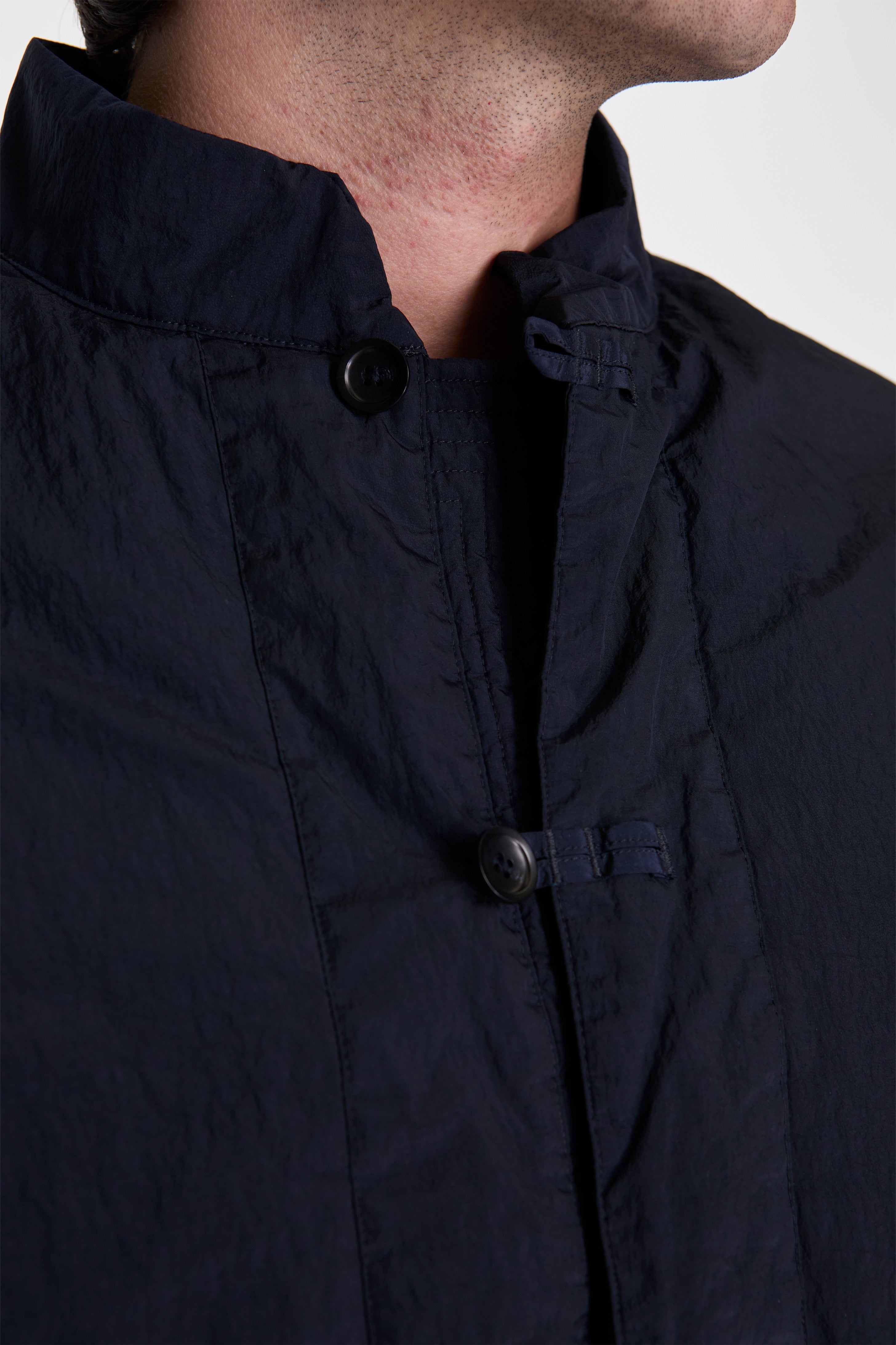 Garment Dyed Down Jacket Navy