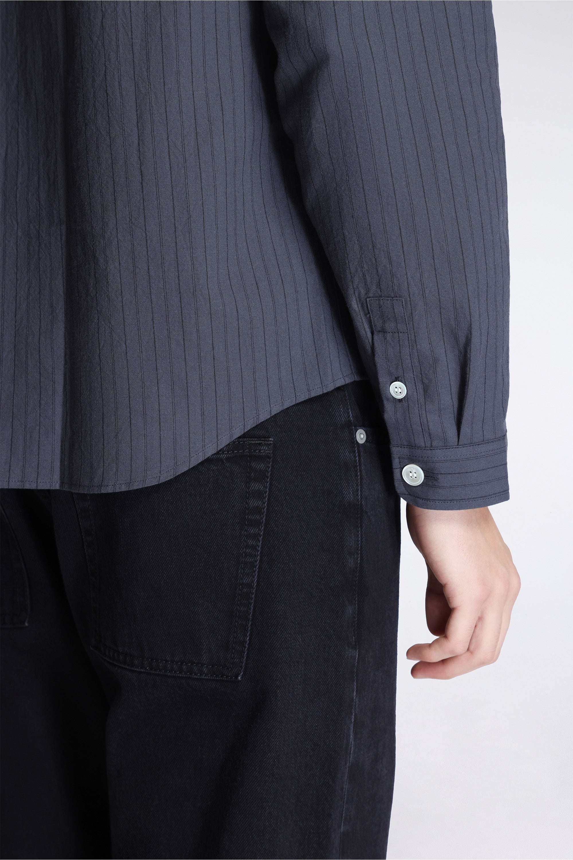 Another Shirt 4.0 JPN Small Dark Grey Stripe