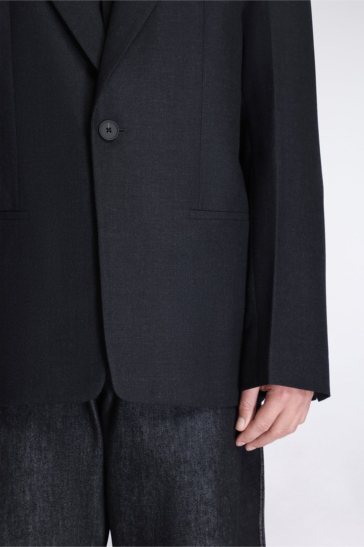 Fenn Single Breasted Blazer Flint