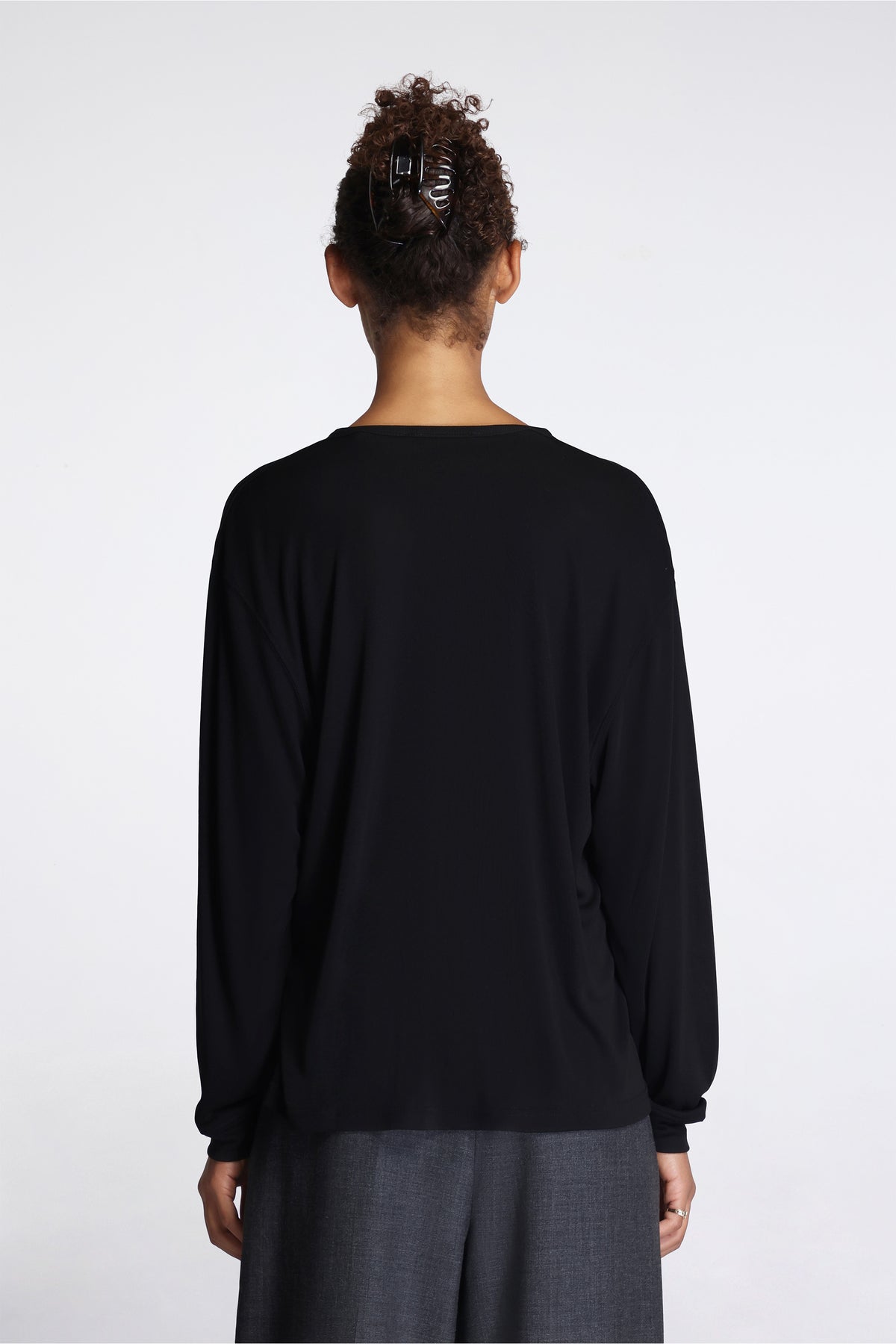 Rutas Henley Ls Top Black