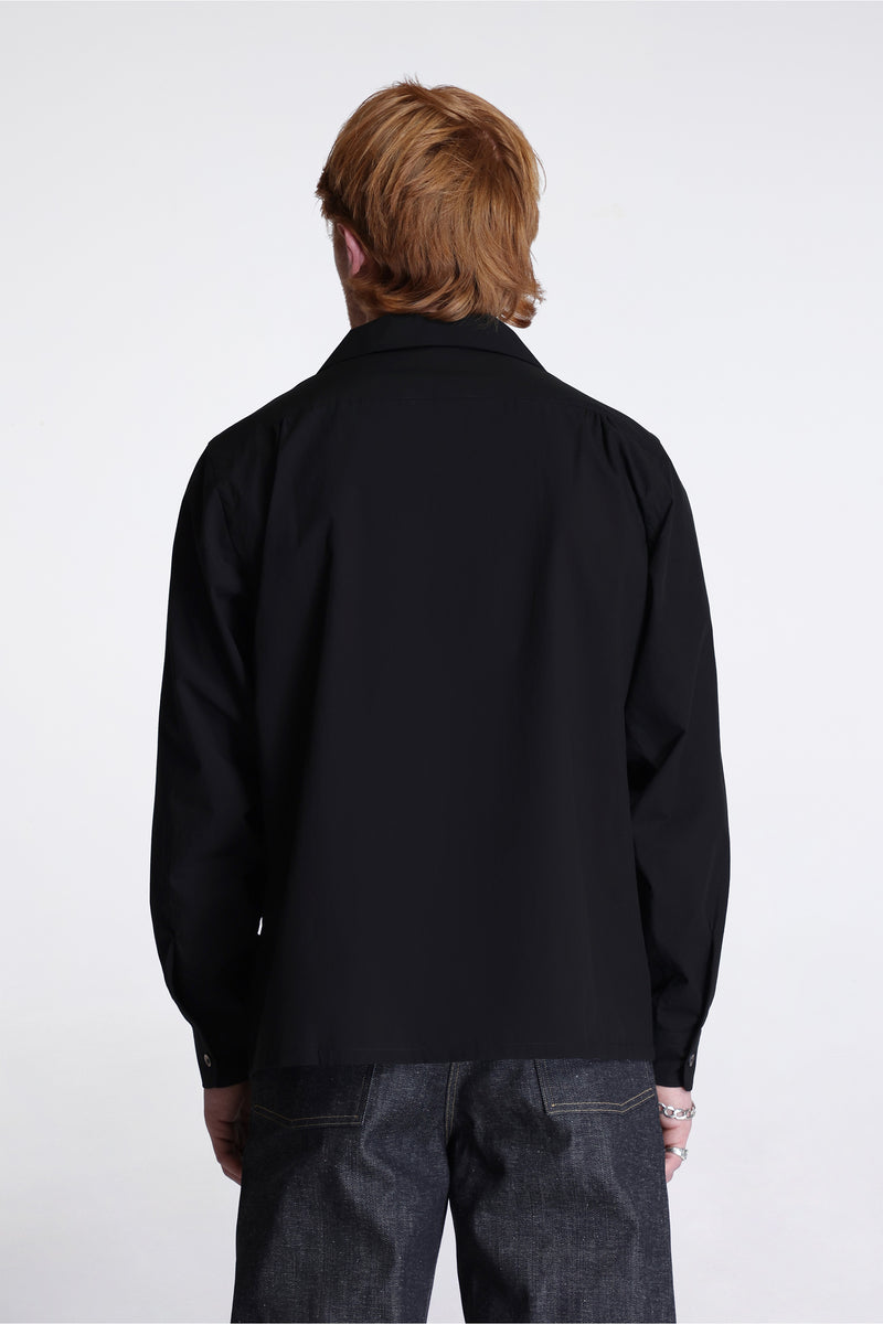 Lot.101 Open Collar Shirt Black
