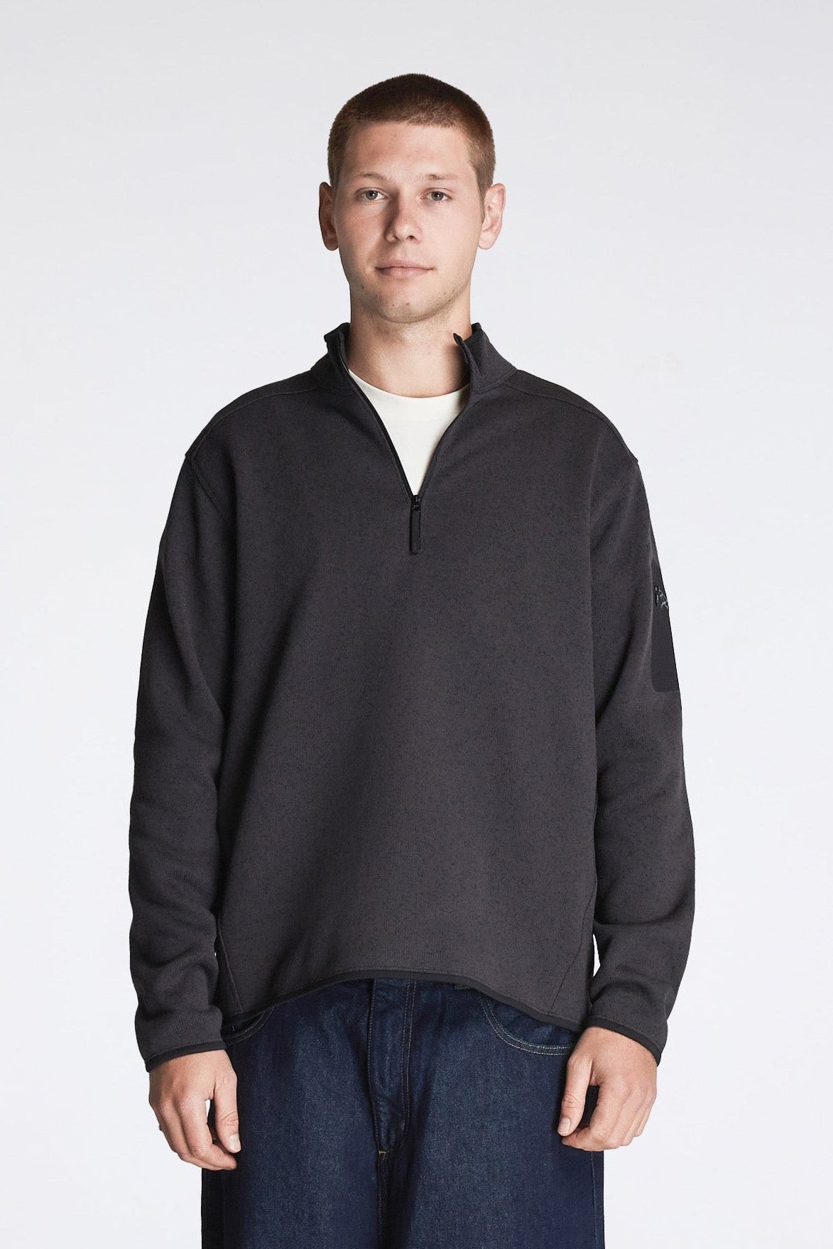 Covert 1/2 Zip M Black Heather II