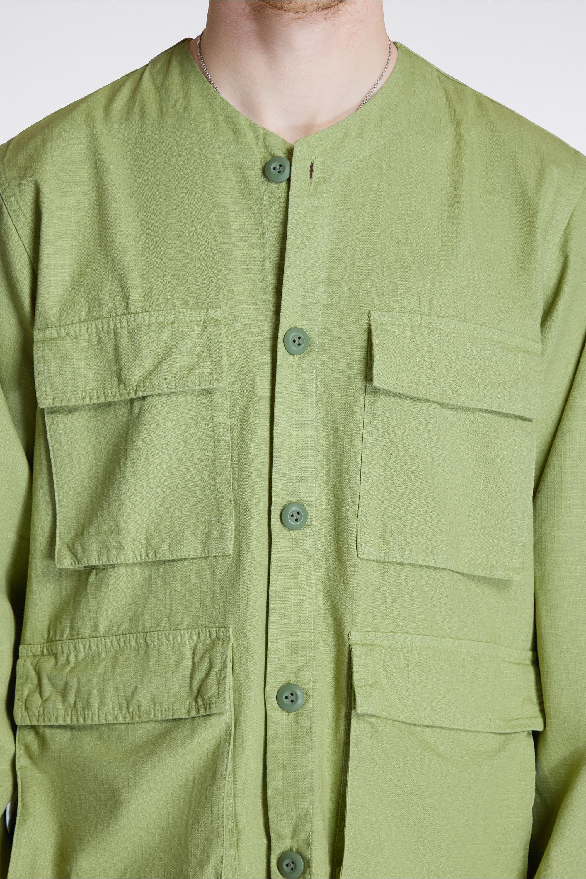 Hemp Ripstop Bdu Shirt Moss Green