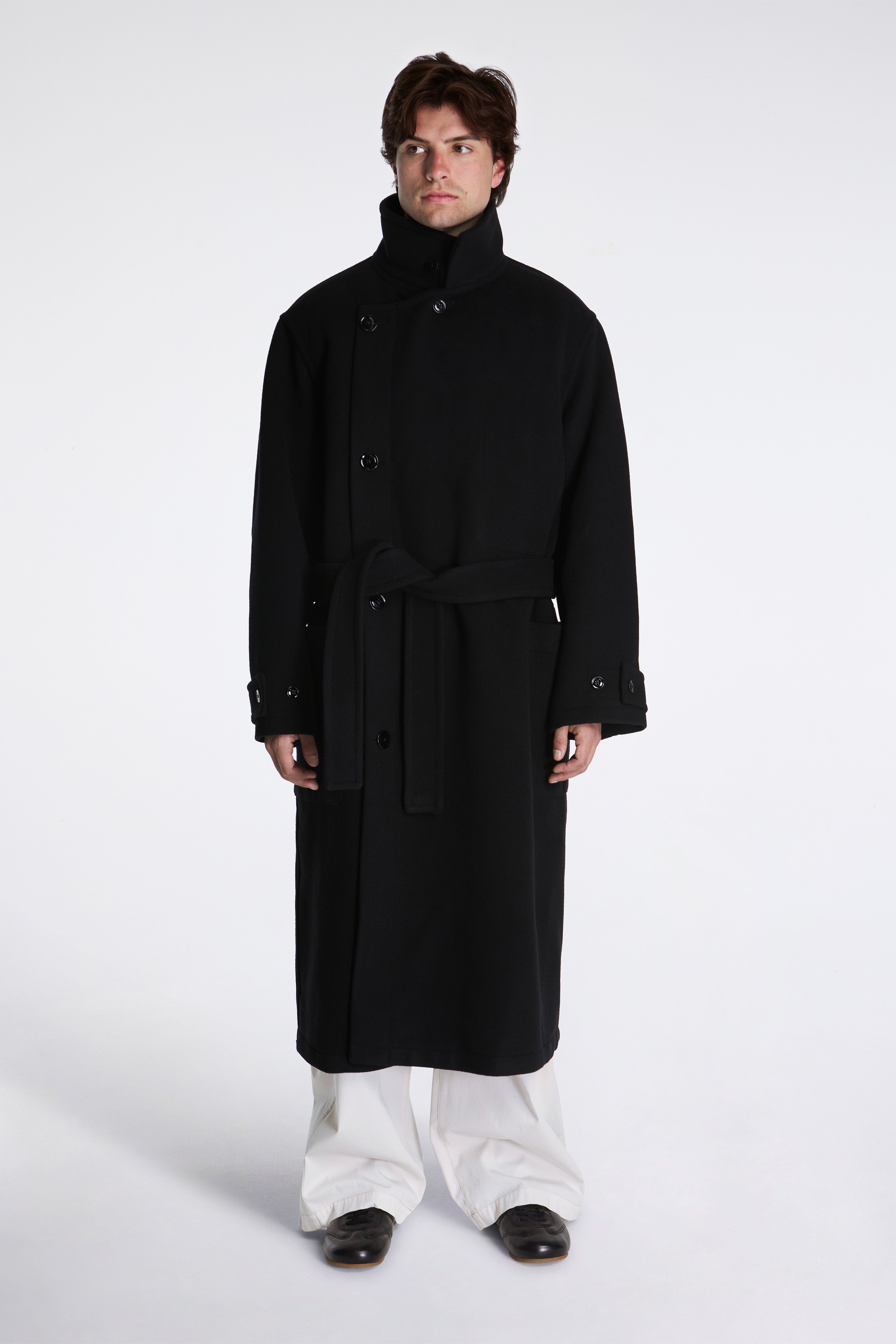 Wrap Coat Black