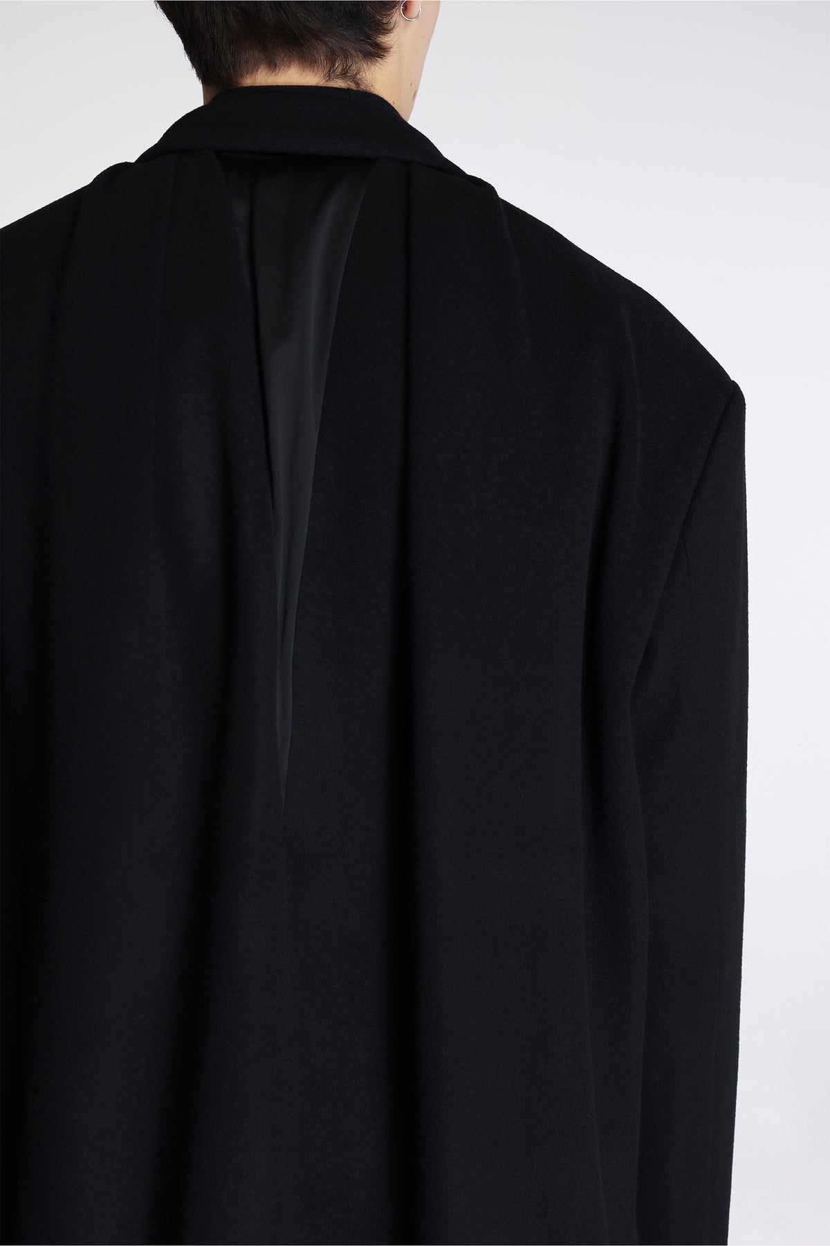 Epelde Overcoat Deep Black