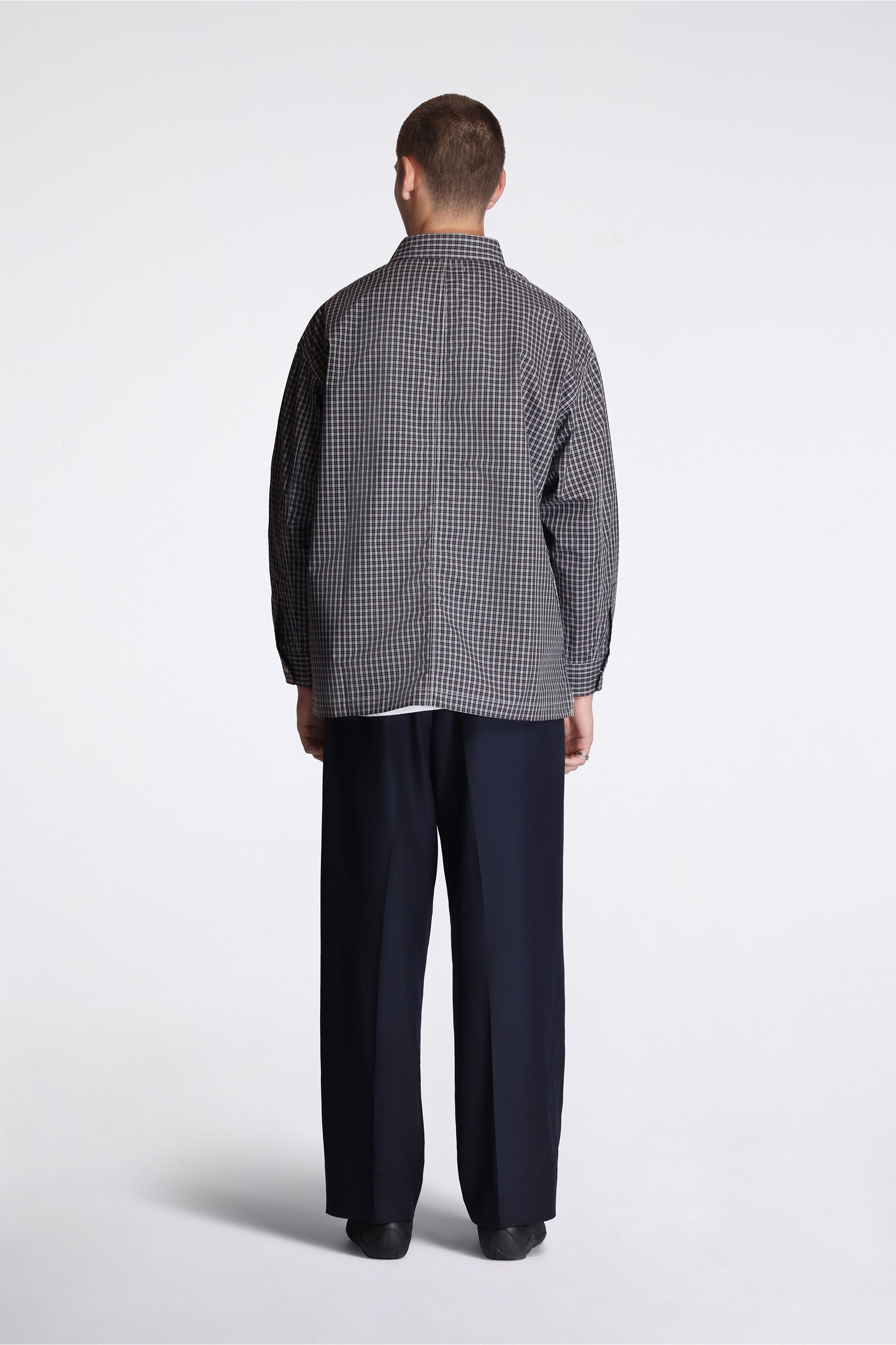 Check Utility Shirt Black/White/Charcoal
