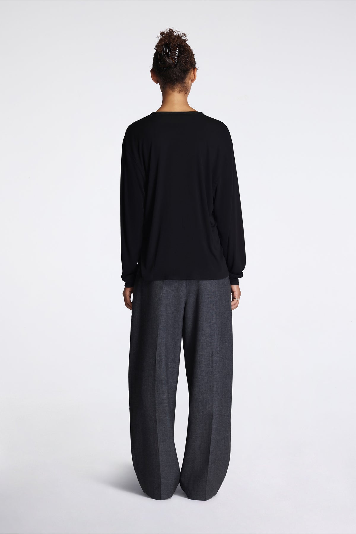 Rutas Henley Ls Top Black
