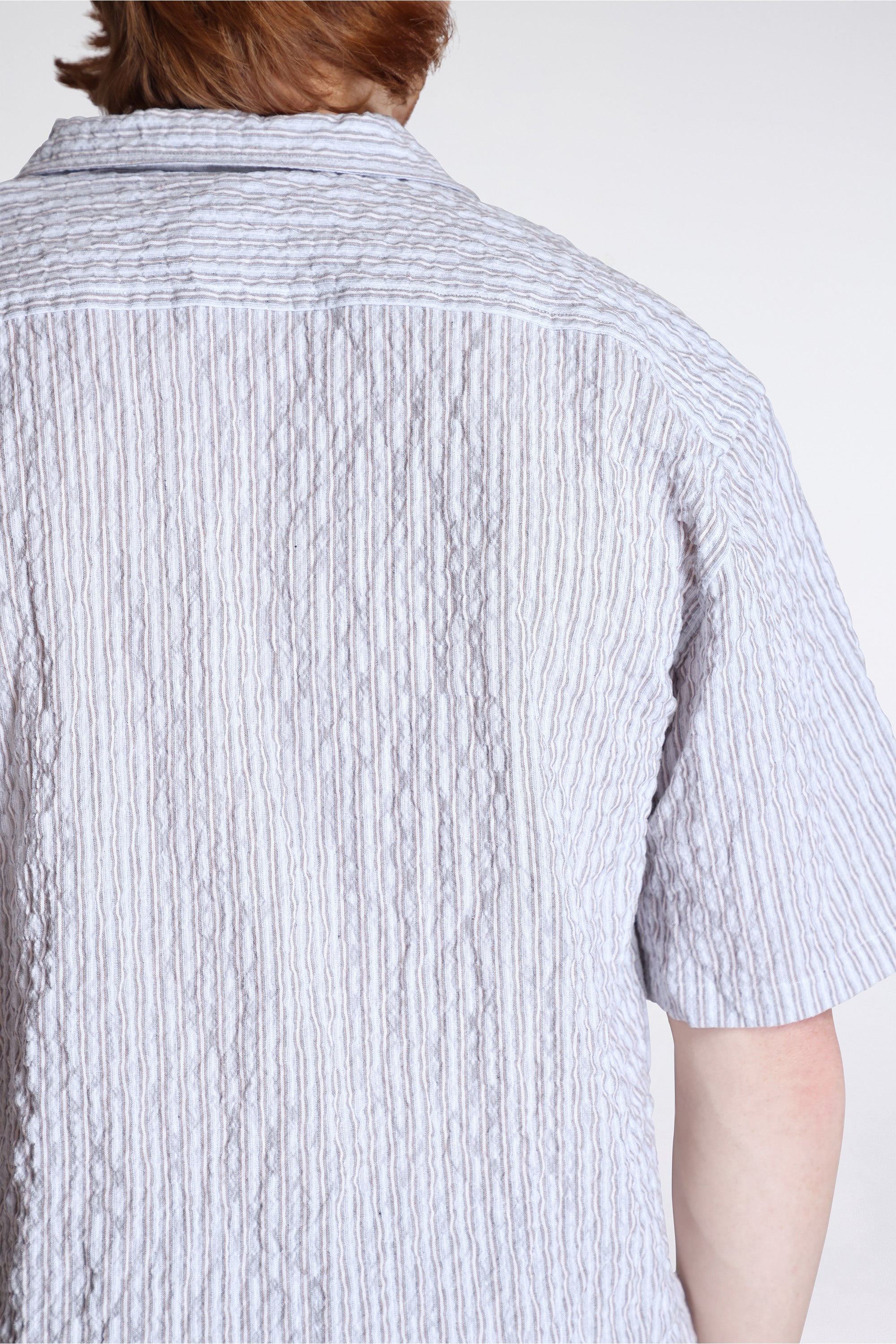 Mols Striped SS Camp Shirt Multi Color Stripe
