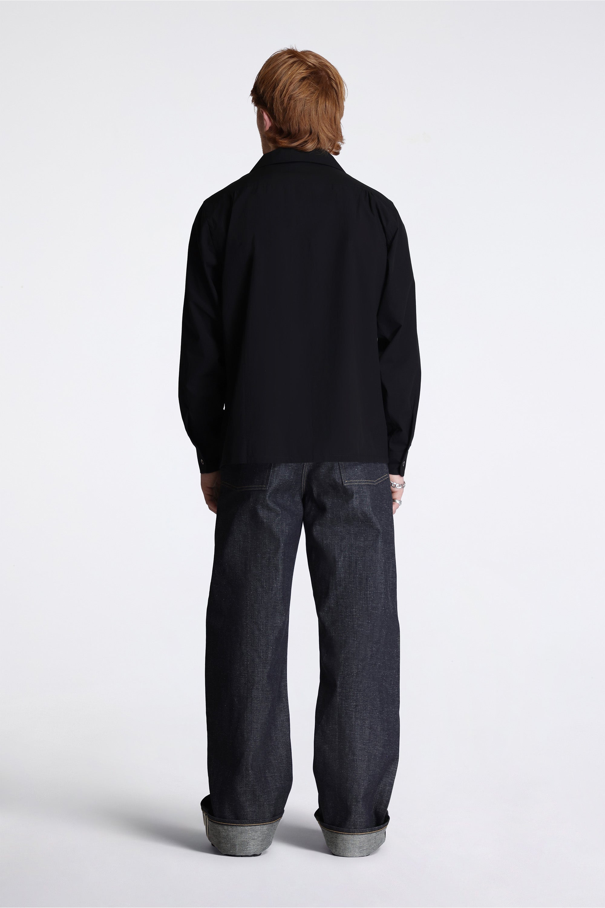 Lot.101 Open Collar Shirt Black