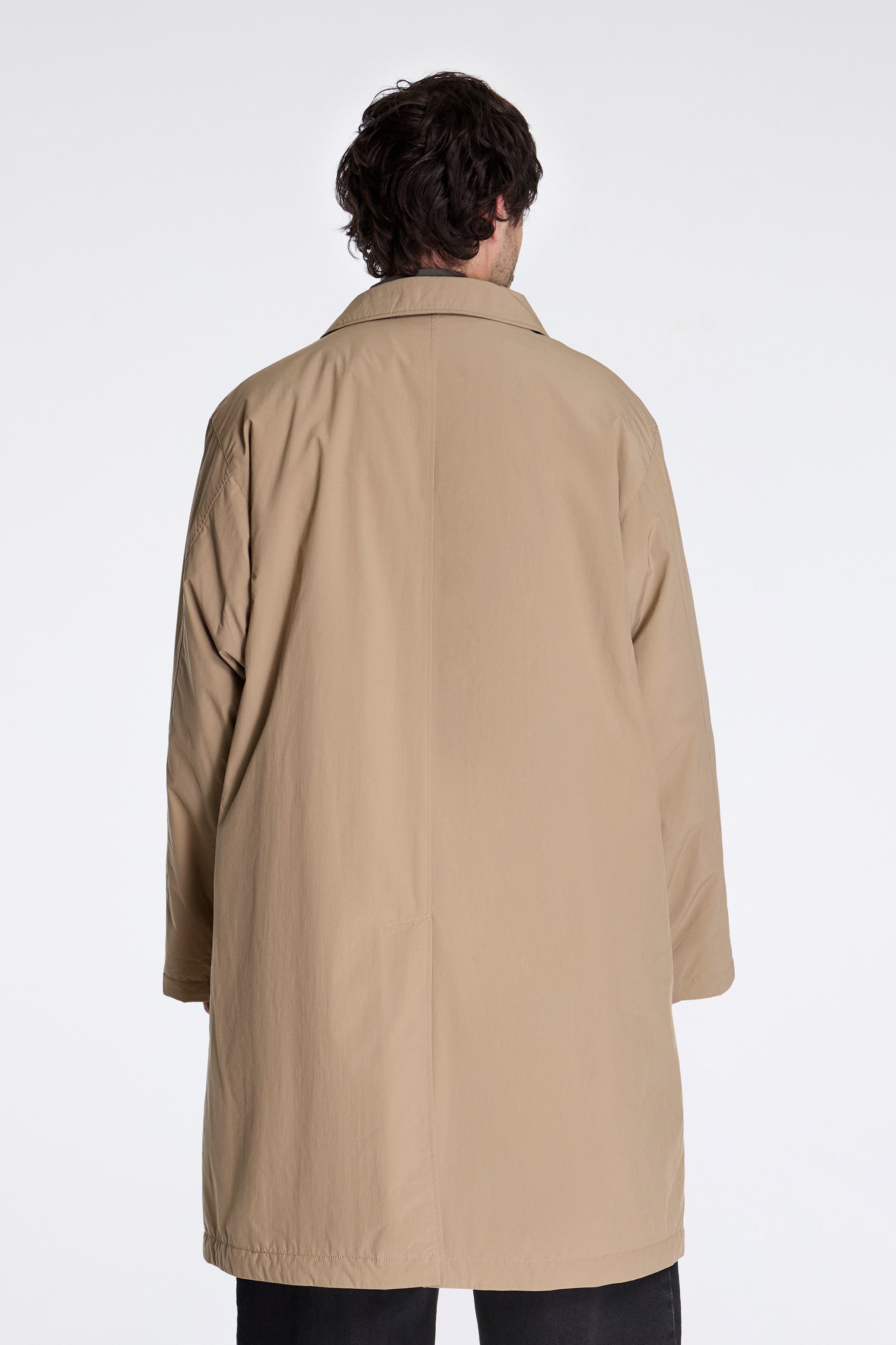 Danton Collar Coat Beige