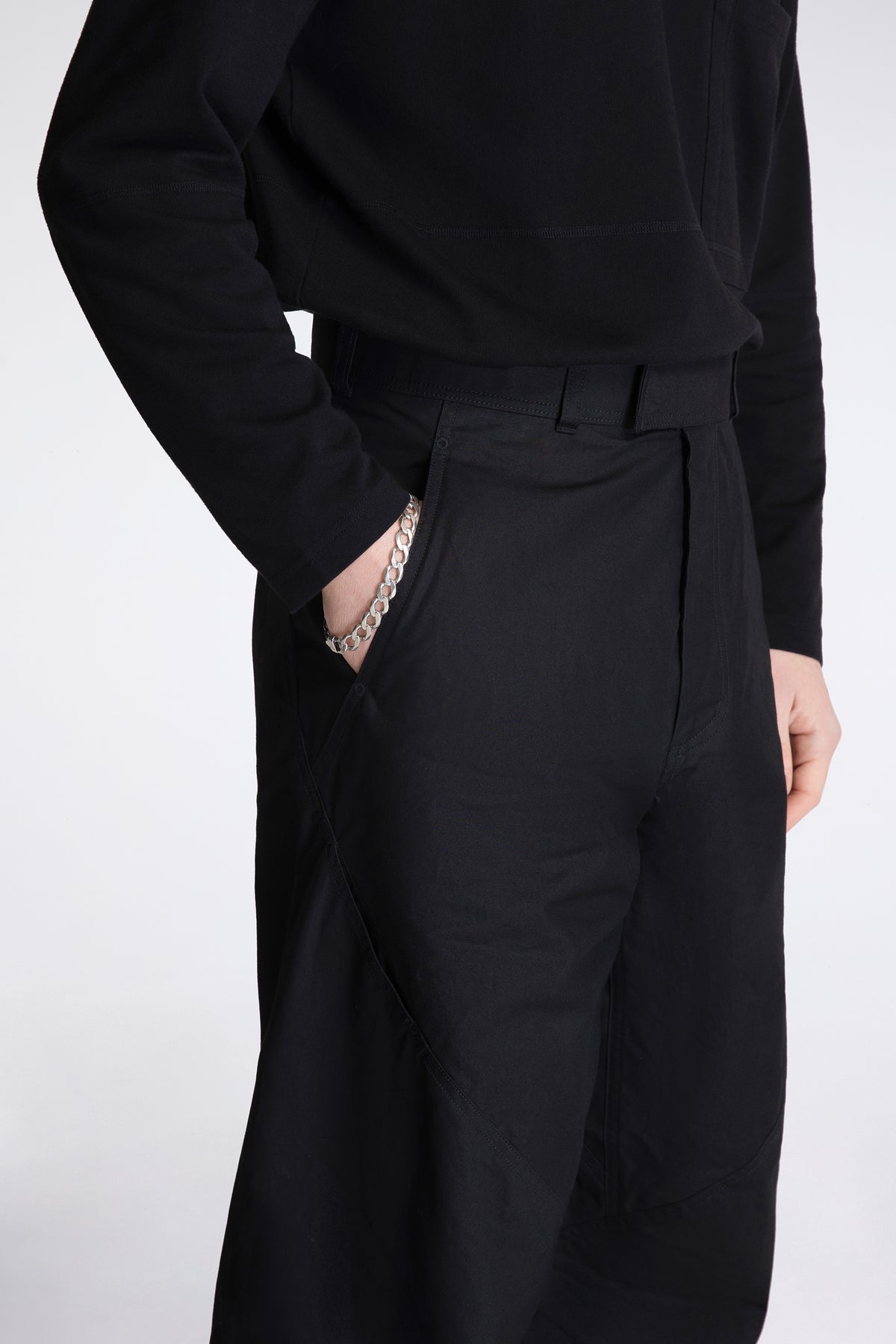 High Density Cotton Helicoid Pants Biotite