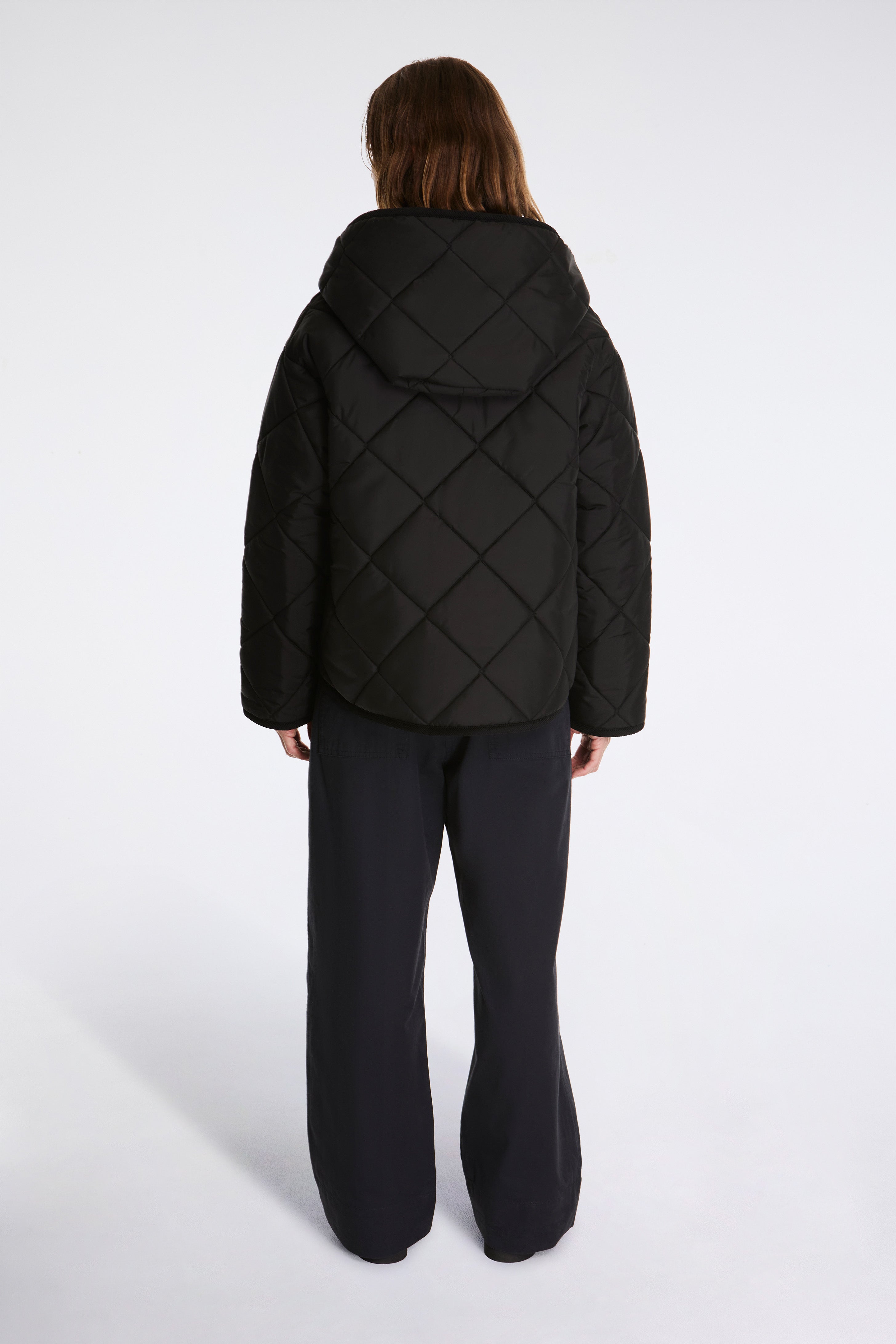 Big Quilt Zipped Craydon Womens Sable/Black