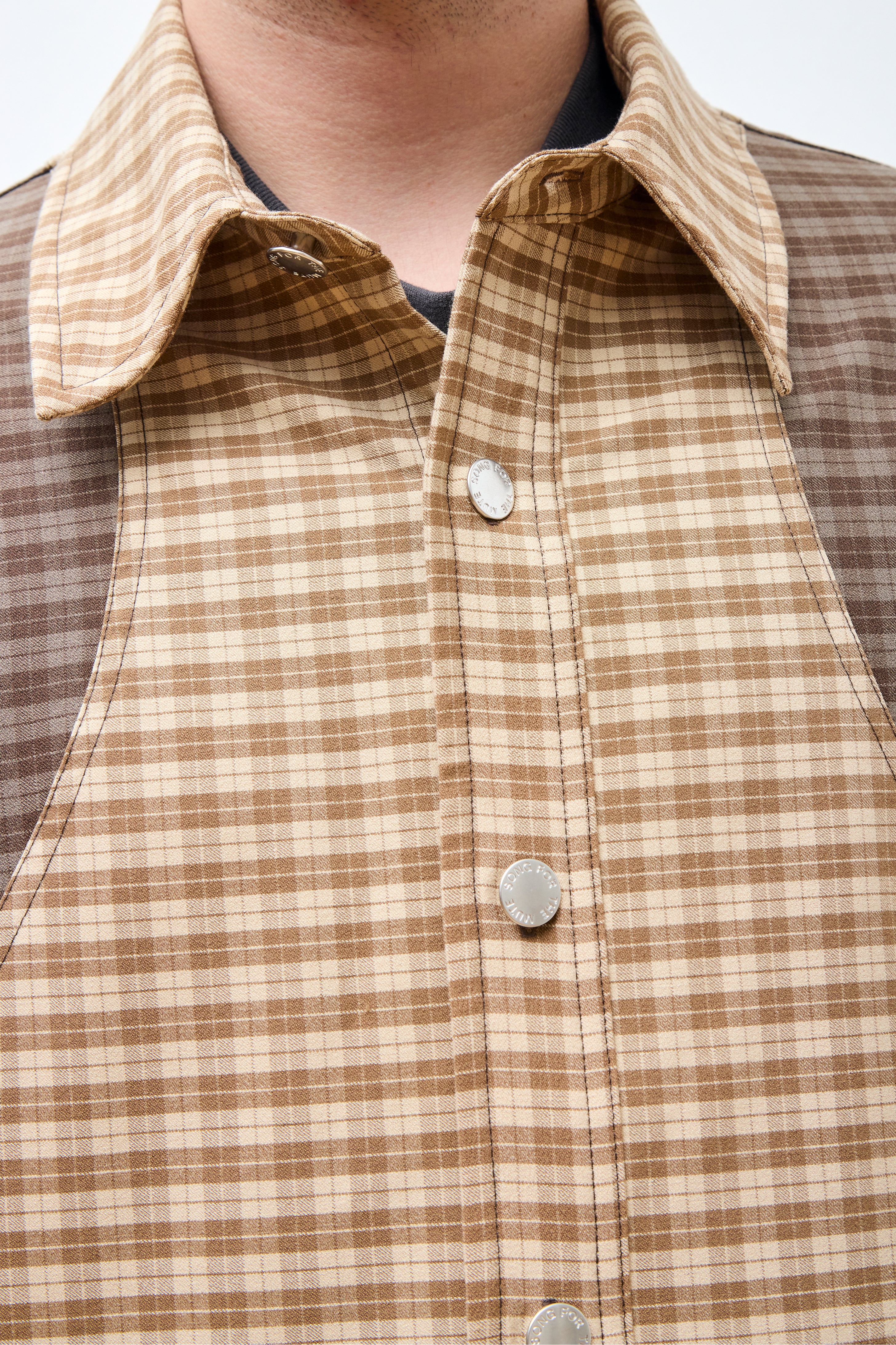 "Wiggle" Shirt Jacket Beige