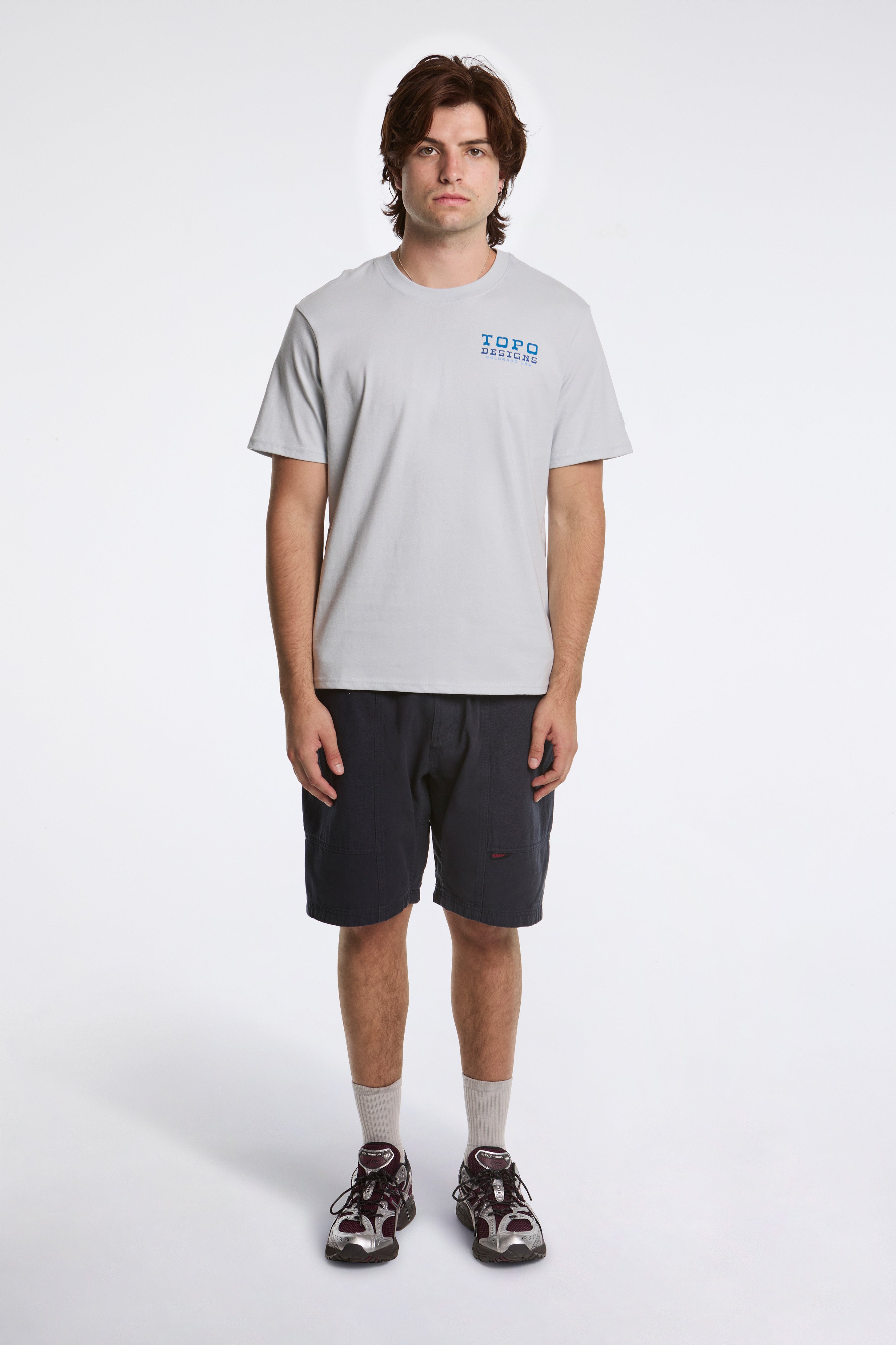 Vintage View Tee Mens Breeze Blue