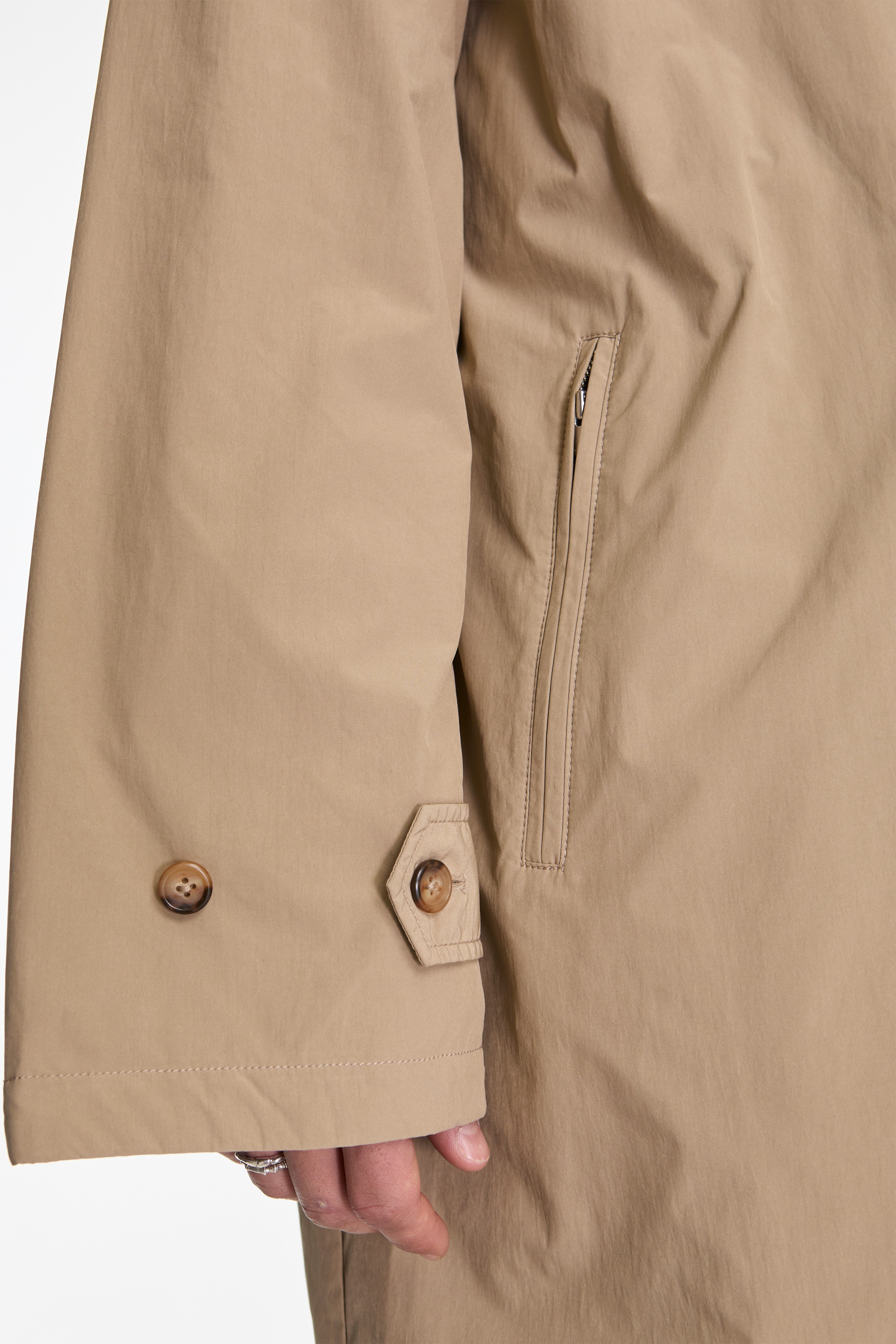 Danton Collar Coat Beige