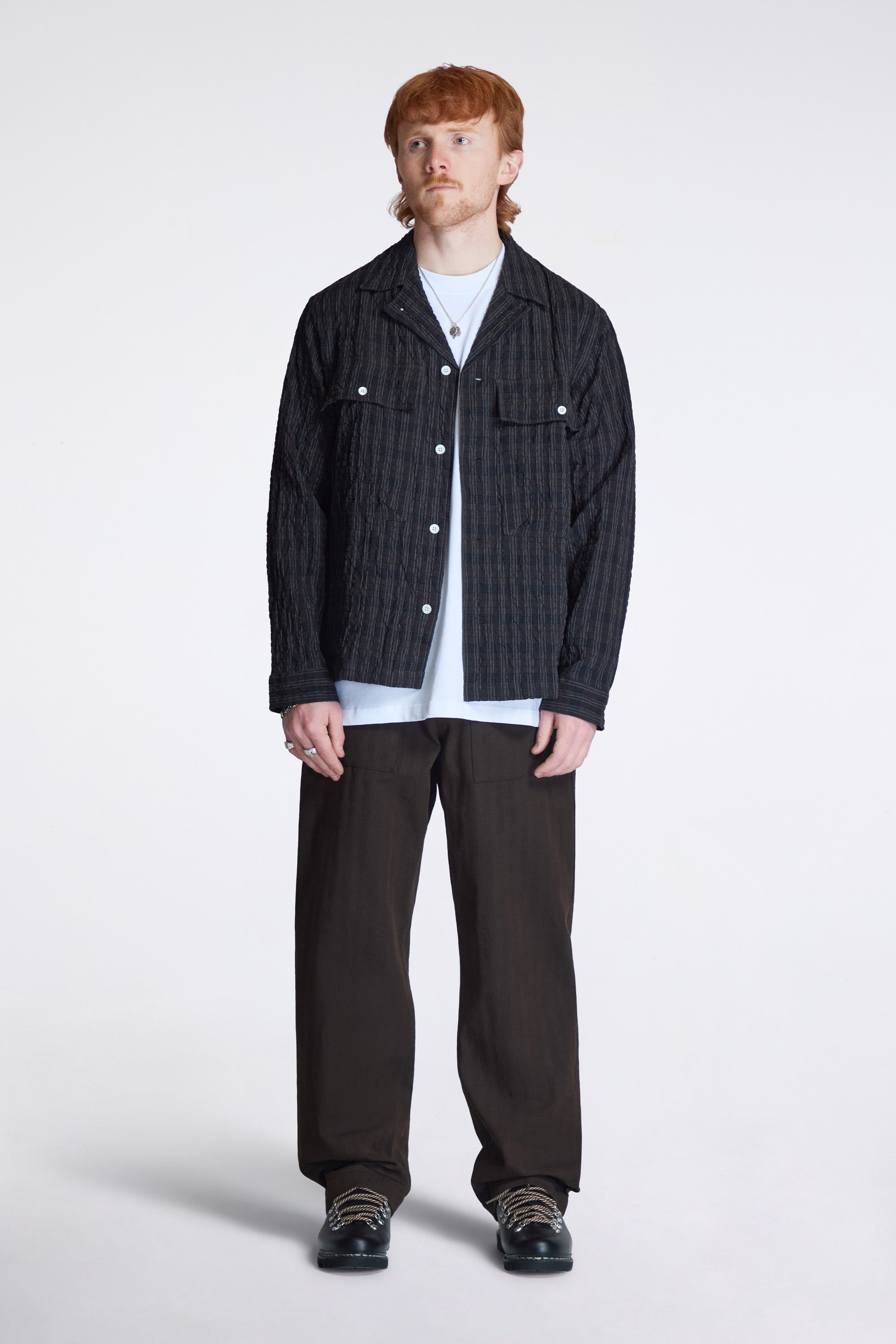 Mols Hunting Check Shirt Delicioso Brown