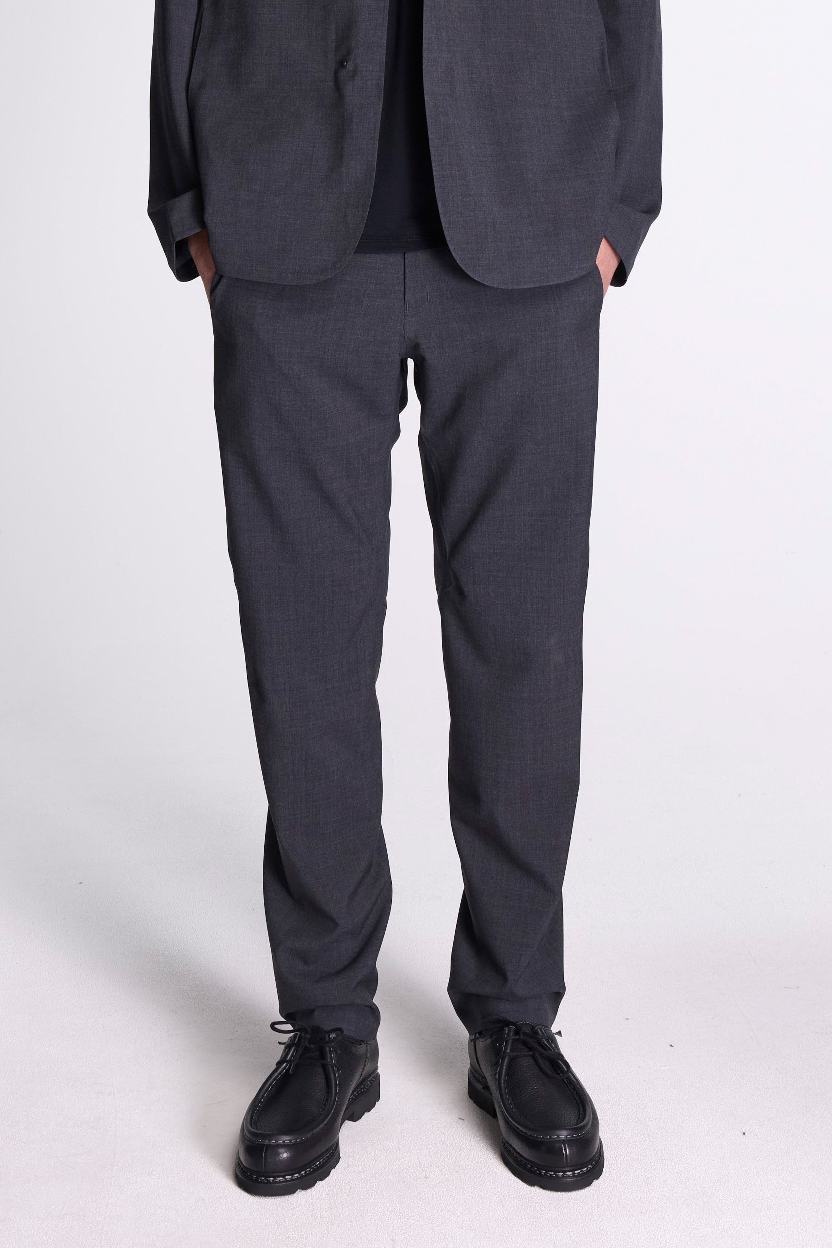 ☆2024ss美品☆VEILANCE CONVEX WOOL PANT 29 Veilance Convex Wool Pant M Black Heather