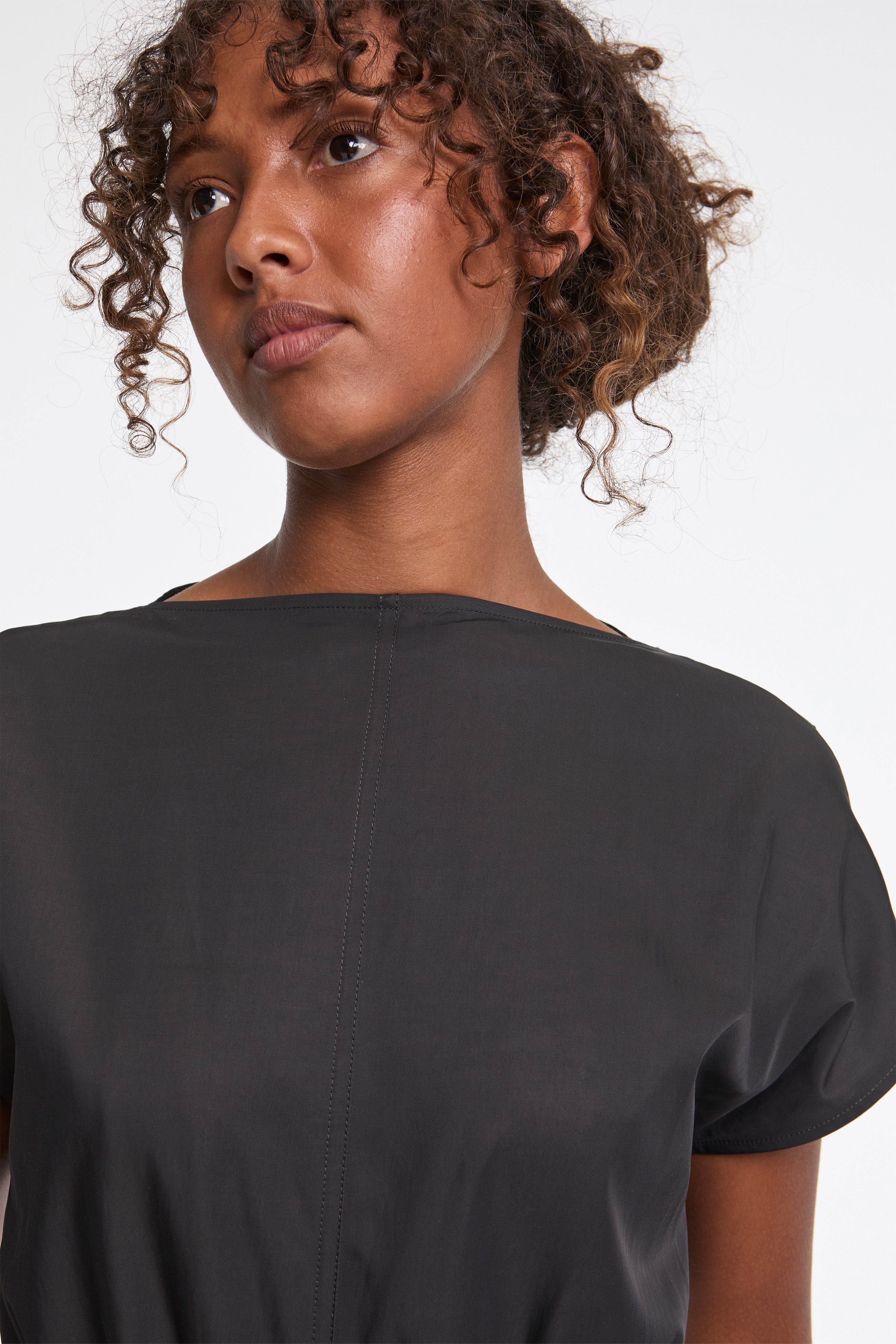 Simos Enzyme Viscose Dress Coal