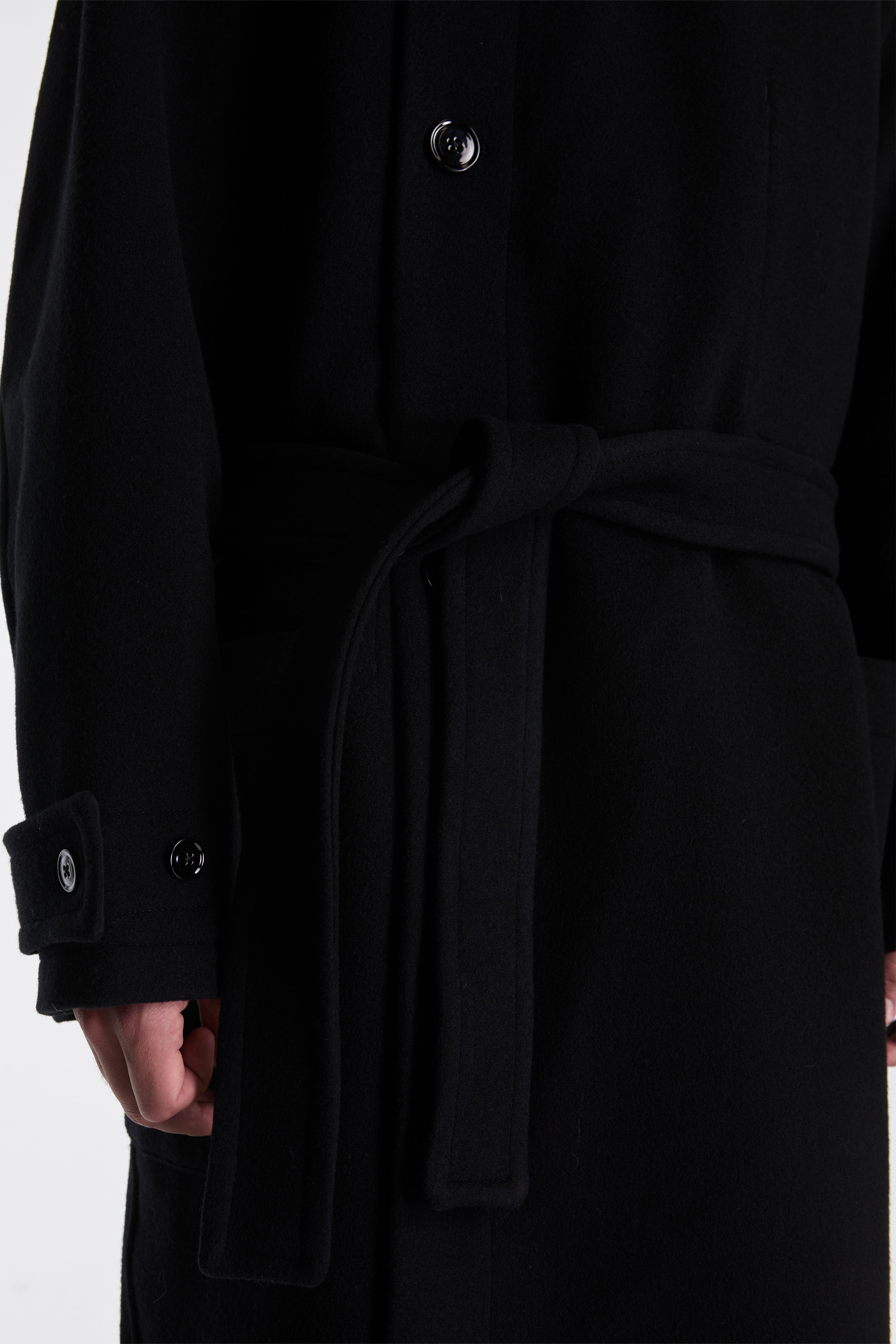 Wrap Coat Black