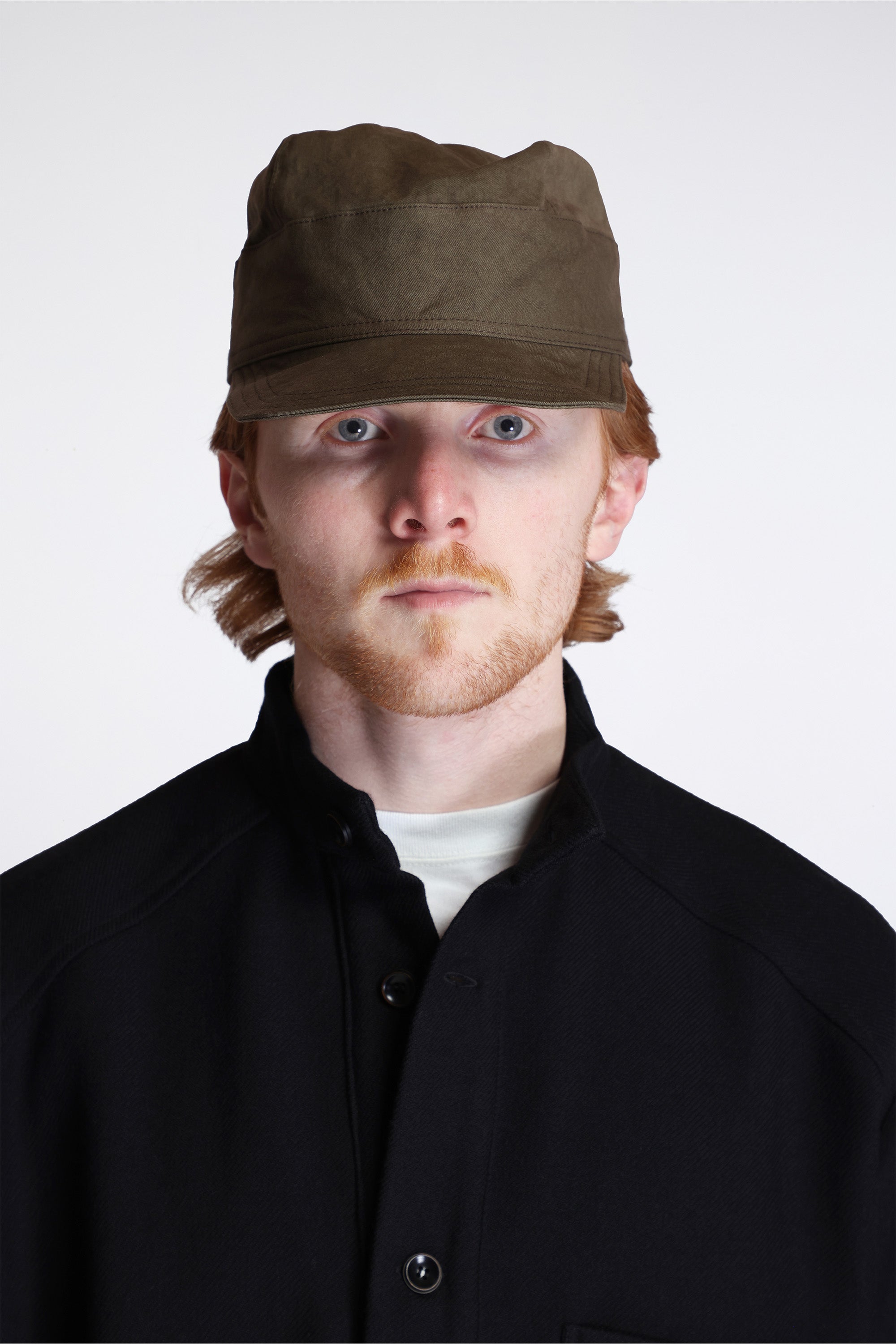 Work Cap Dense Weave Cotton Khaki