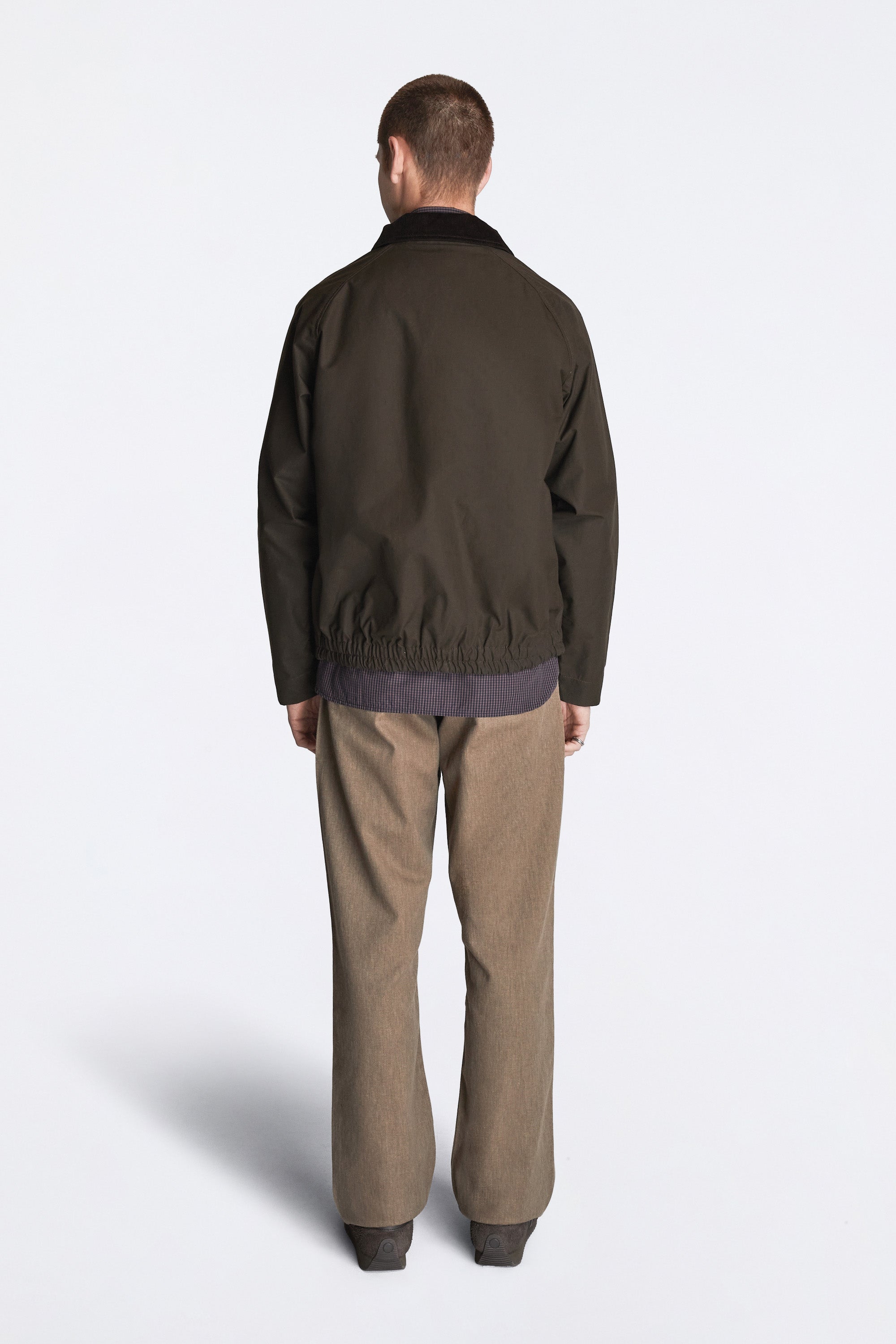 Holmen Wax Raglan Light Jacket Delicioso Brown