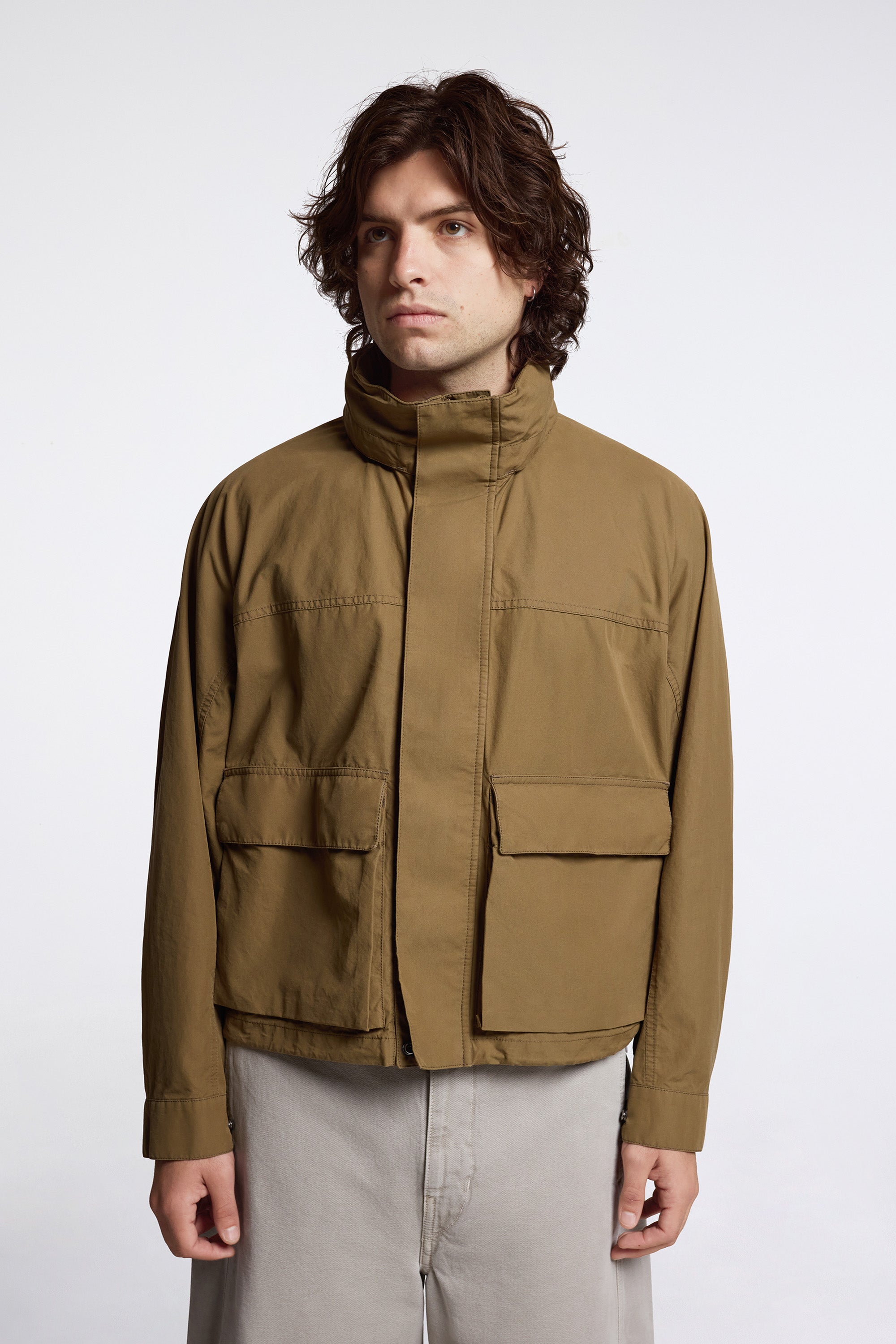 Short Rain Parka Khaki