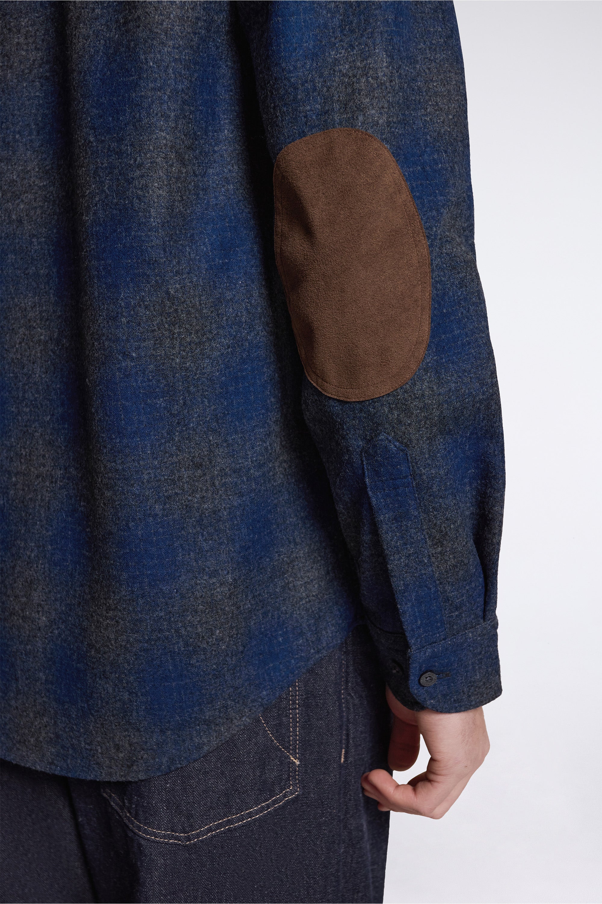 Trail Shirt Navy/Oxford Mix Ombre