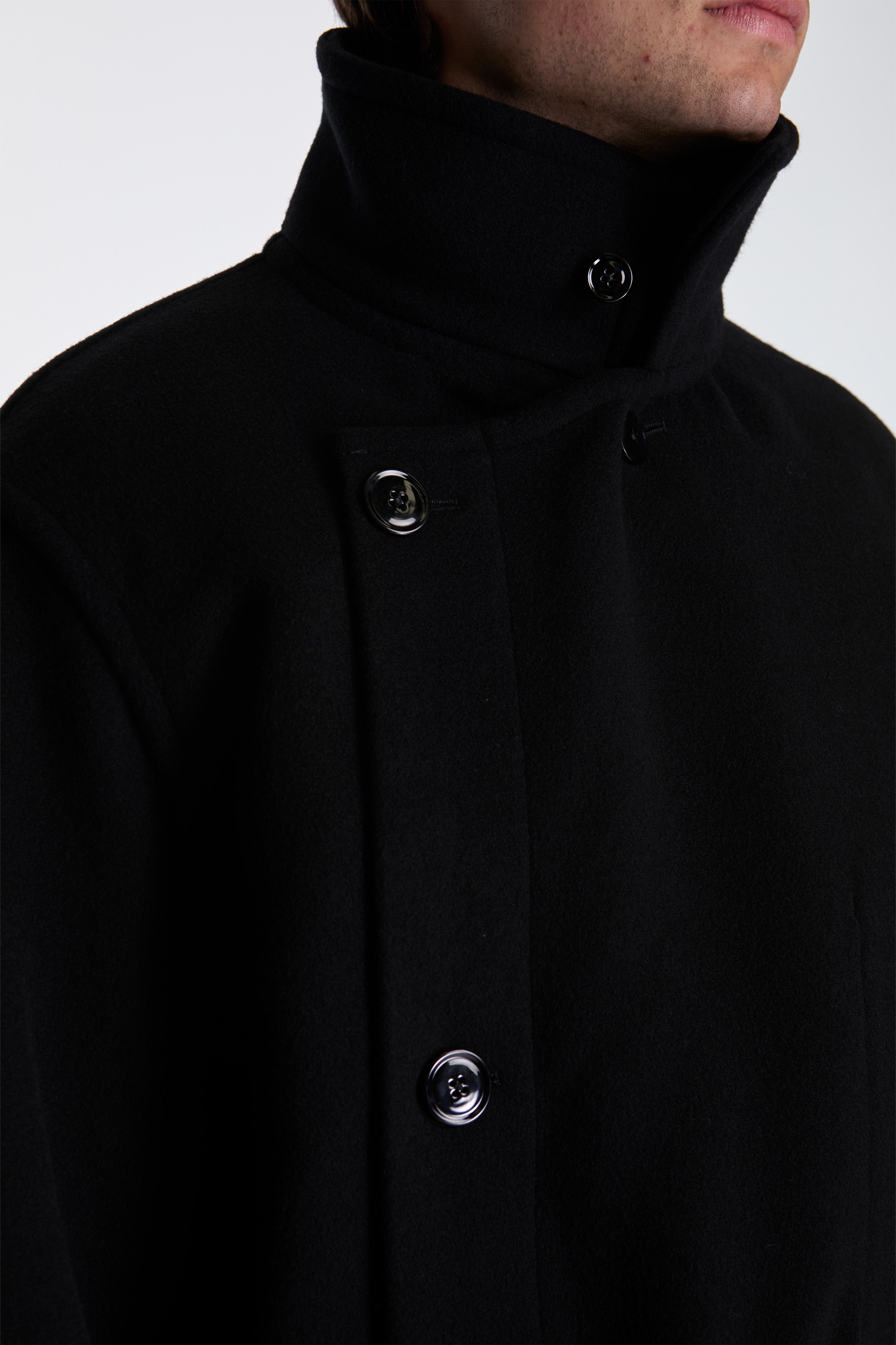Wrap Coat Black