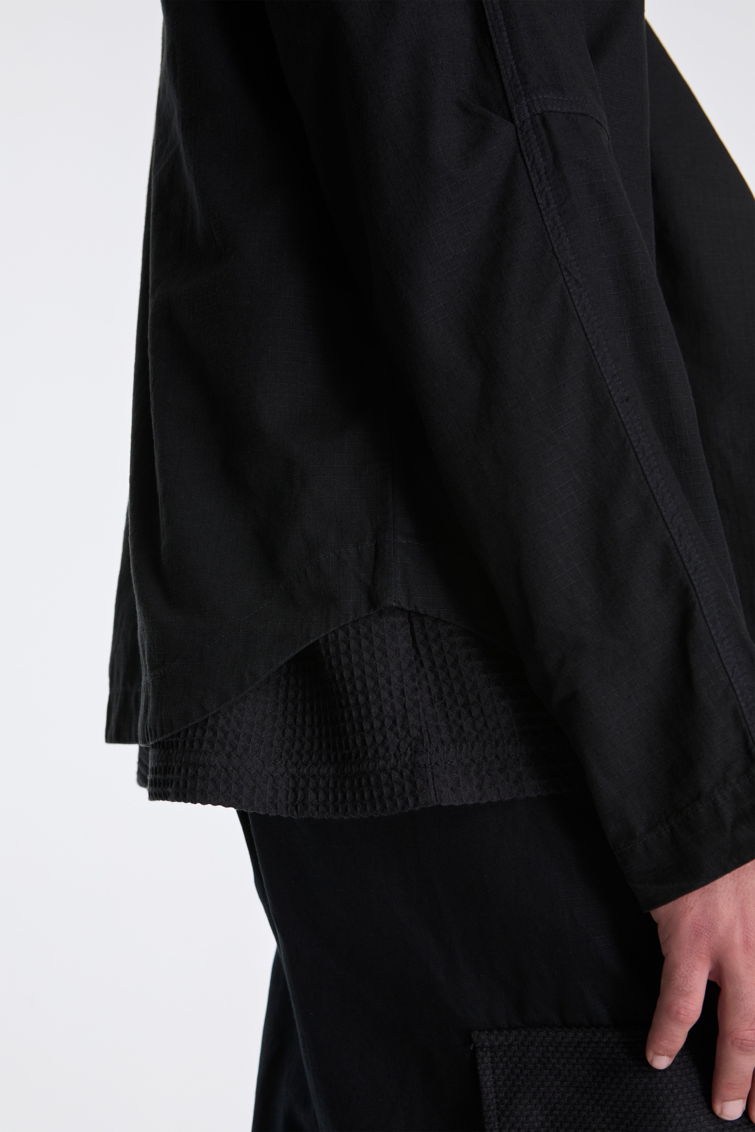 Asym Hanbok L/S Shirt Black